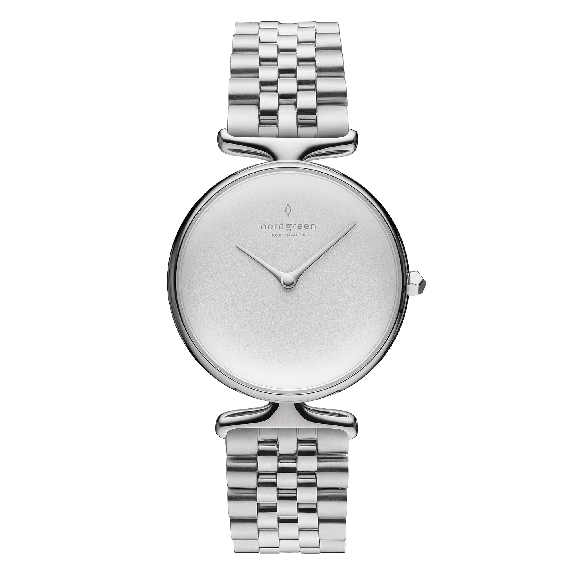 Nordgreen Unika Silver Link Bracelet 32mm Watch-PEROZ Accessories