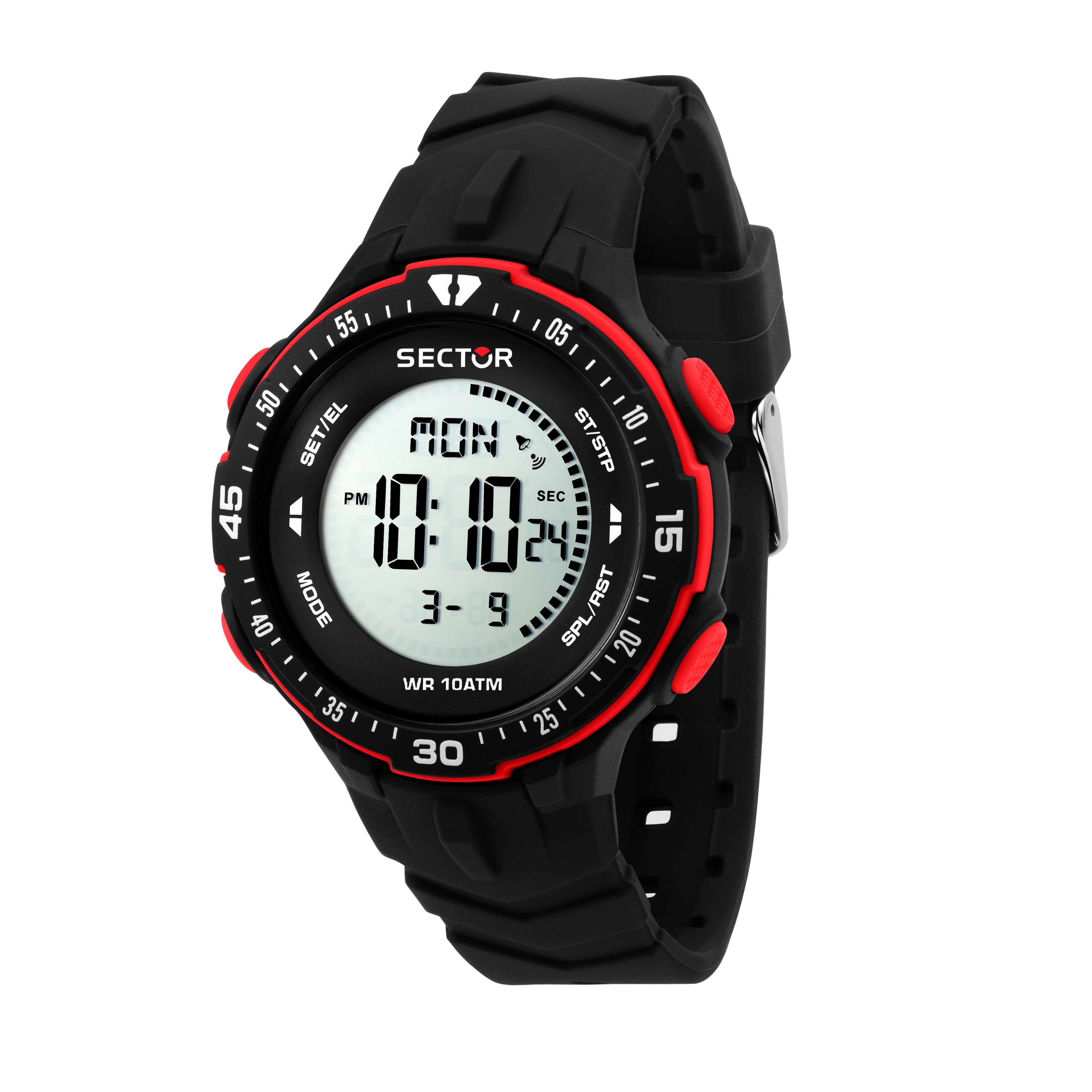 Sector EX-26 Black Digital Watch-PEROZ Accessories