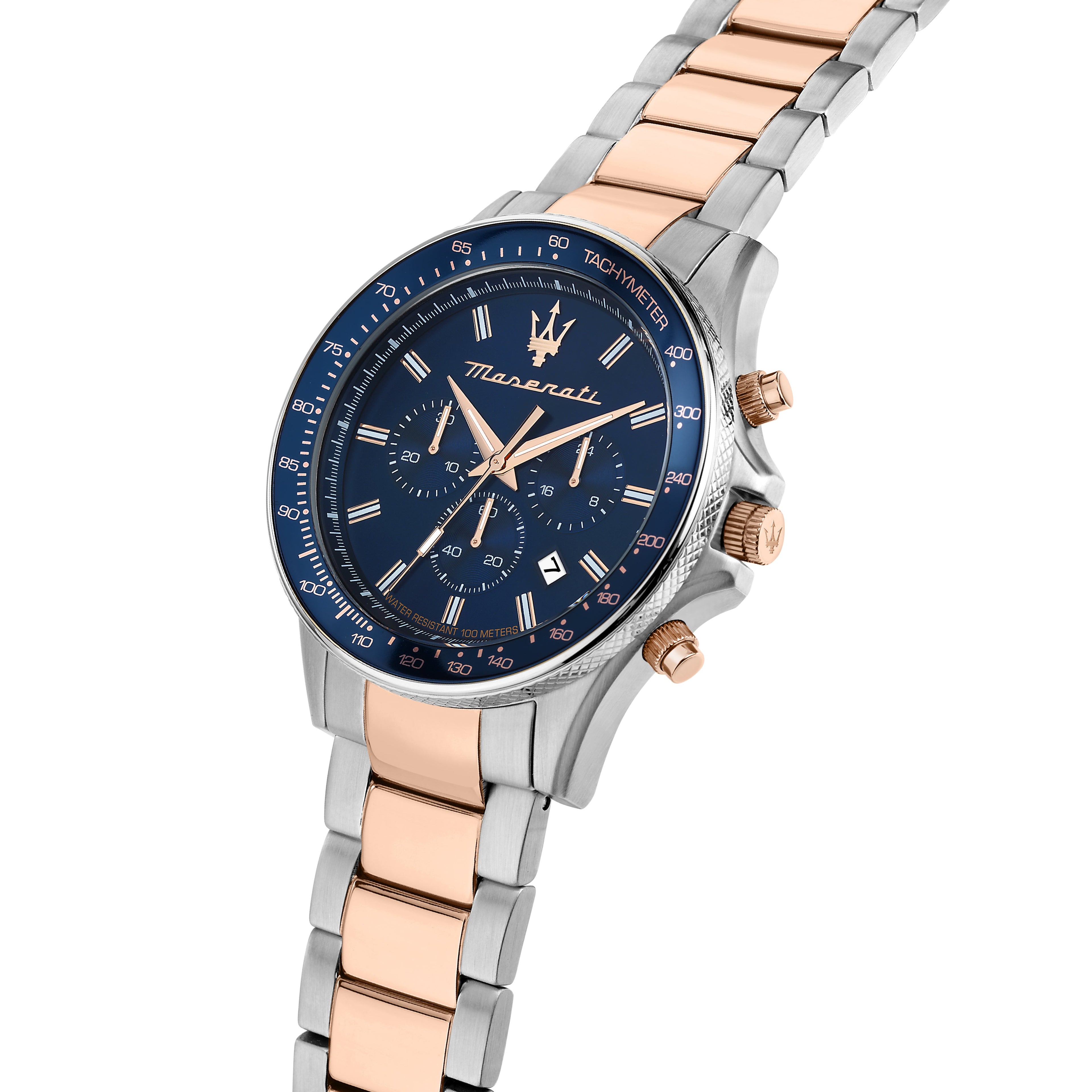 Maserati Sfida Two Tone Chronograph Watch-PEROZ Accessories
