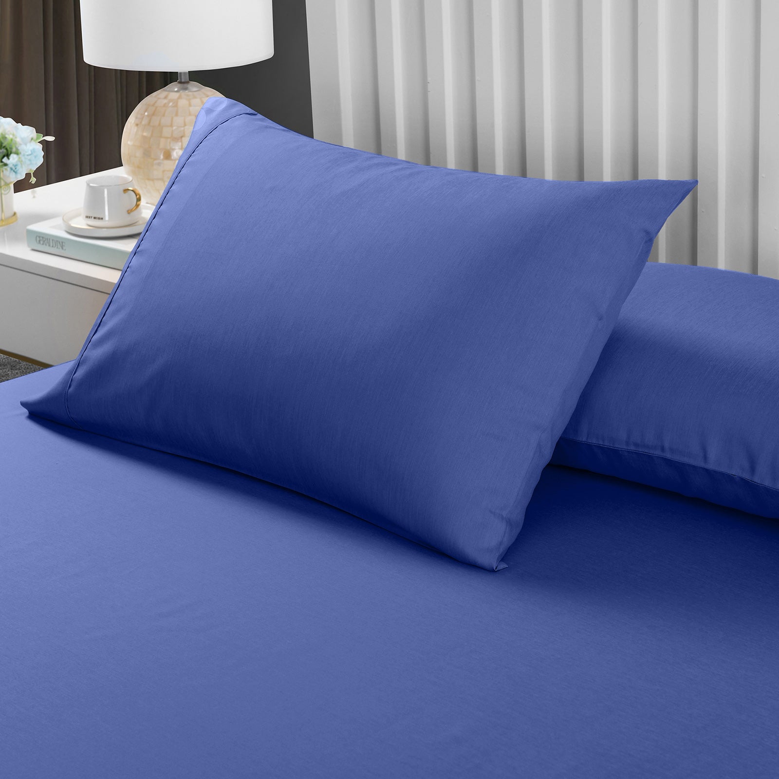 Royal Comfort 2000TC 3 Piece Fitted Sheet and Pillowcase Set Bamboo Cooling-Bed Linen-PEROZ Accessories
