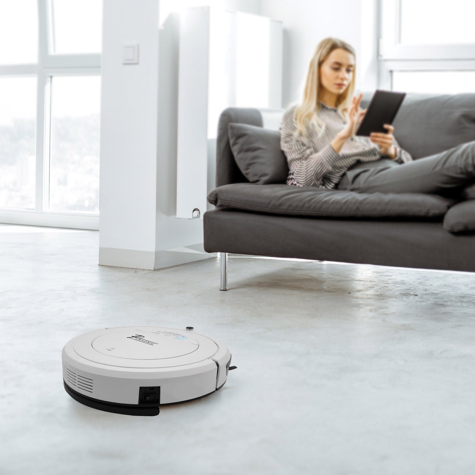 Pursonic i9 Robotic Vacuum Cleaner Carpet Floor Dry Wet Mopping Auto Robot-Small Home Appliances-PEROZ Accessories