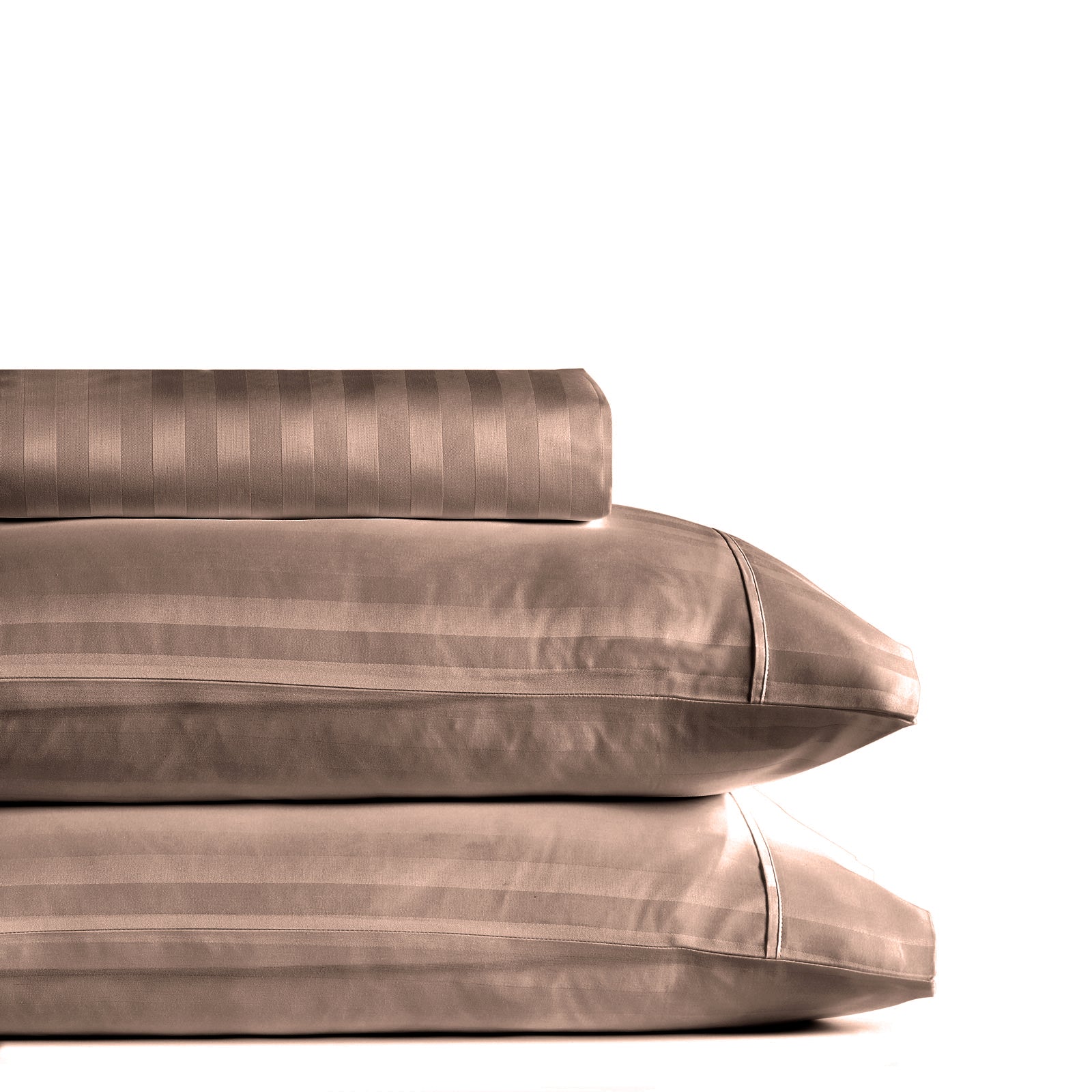 Royal Comfort 1200 Thread Count 3 Piece Combo Set 100% Cotton Striped-Bed Linen-PEROZ Accessories