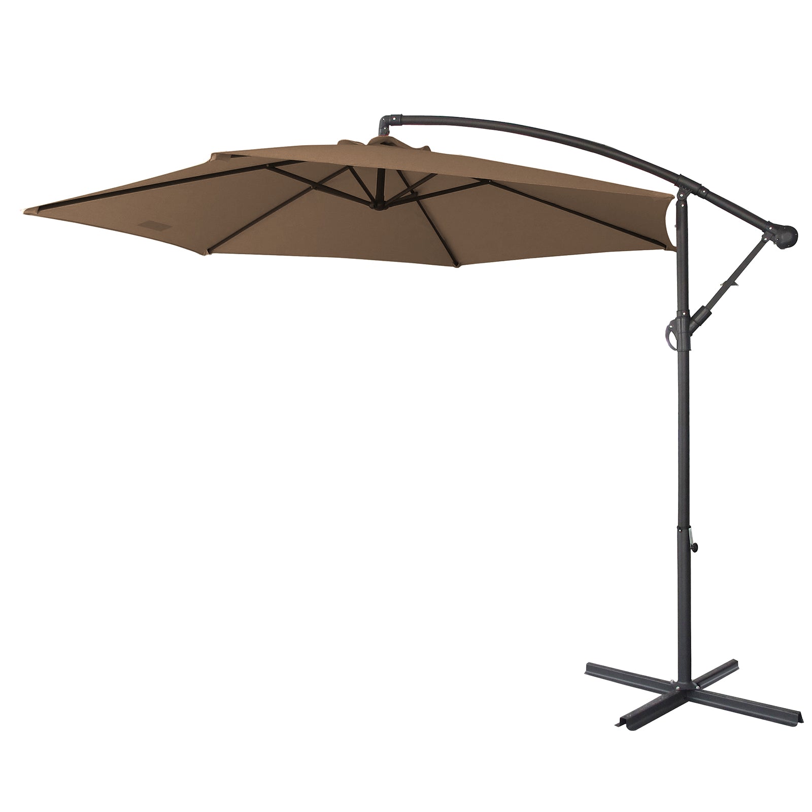 Milano Outdoor 3 Metre Cantilever Umbrella UV Sunshade Garden Patio Deck-Outdoor Umbrellas-PEROZ Accessories