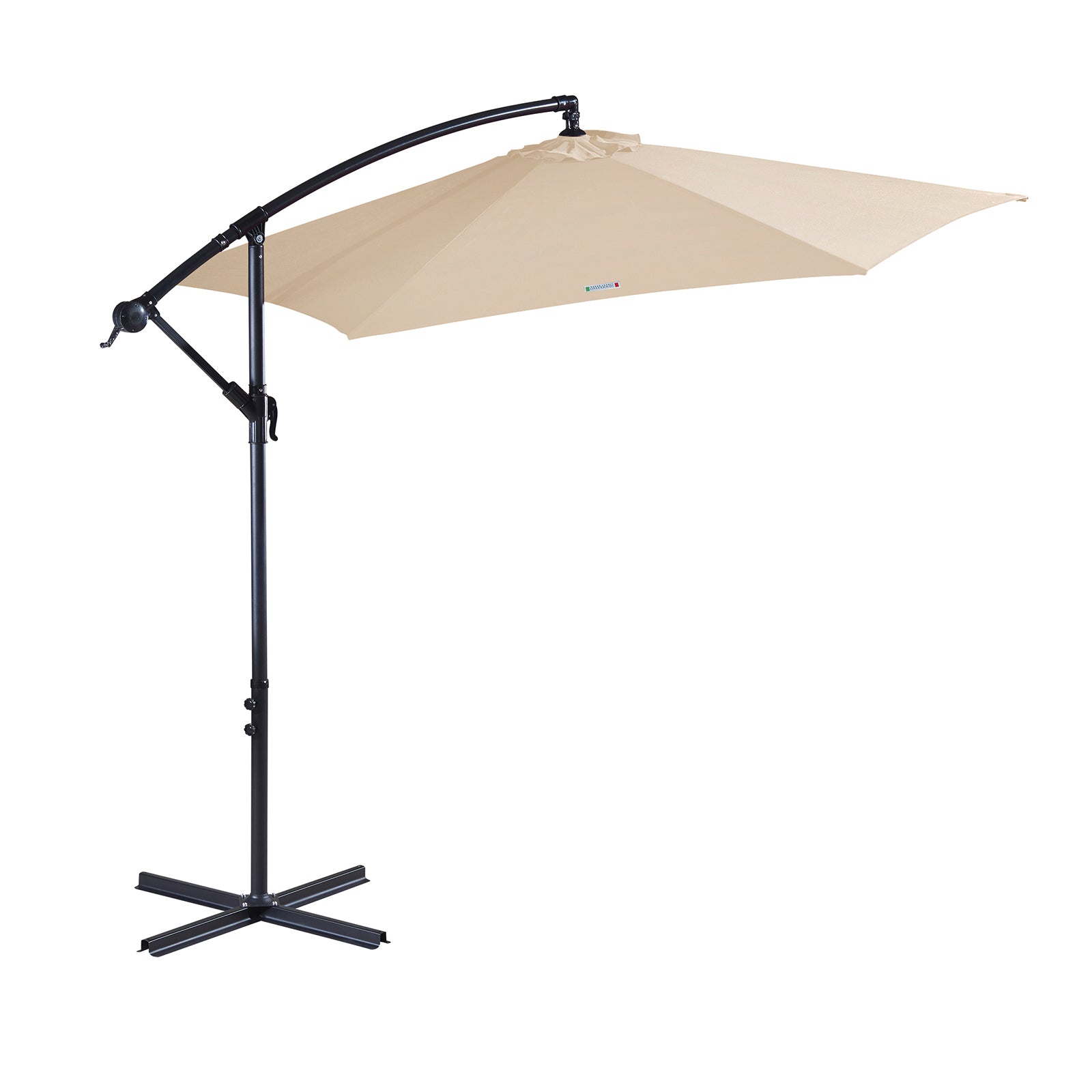 Milano Outdoor 3 Metre Cantilever Umbrella UV Sunshade Garden Patio Deck-Outdoor Umbrellas-PEROZ Accessories
