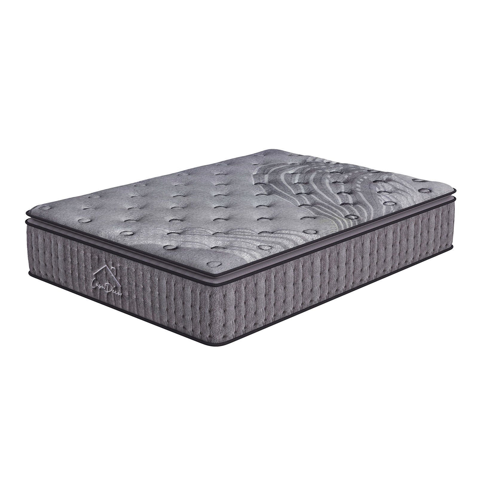 Casa Decor Bamboo Charcoal Mattress Pocket Spring Pillowtop 5 Zone-Mattresses & Futons-PEROZ Accessories