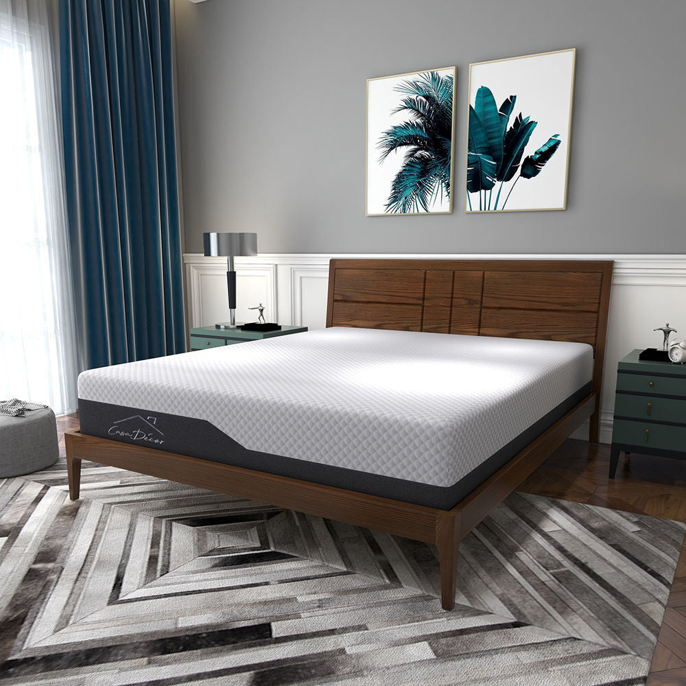 Casa Decor Memory Foam LuxSleep Mattress Cool Gel 25cm Depth Medium Firm-Mattresses & Futons-PEROZ Accessories
