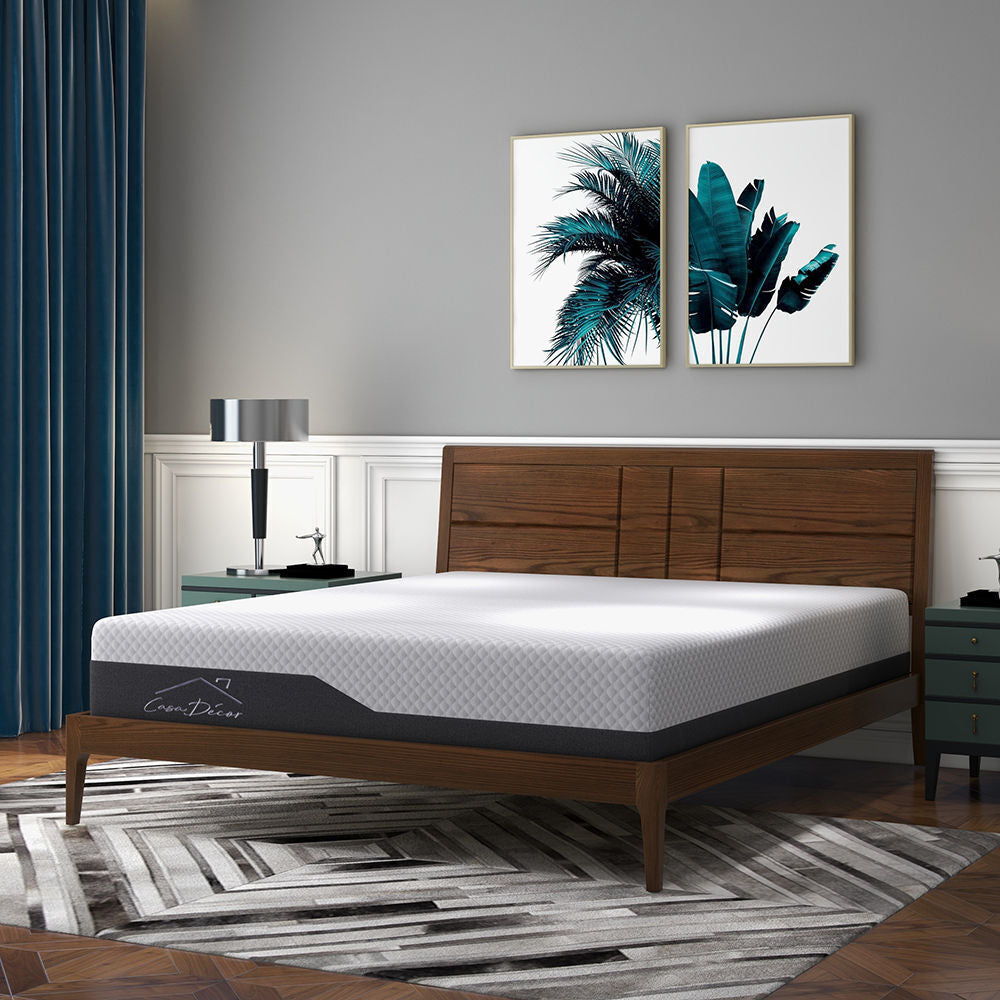 Casa Decor Memory Foam LuxSleep Mattress Cool Gel 25cm Depth Medium Firm-Mattresses & Futons-PEROZ Accessories