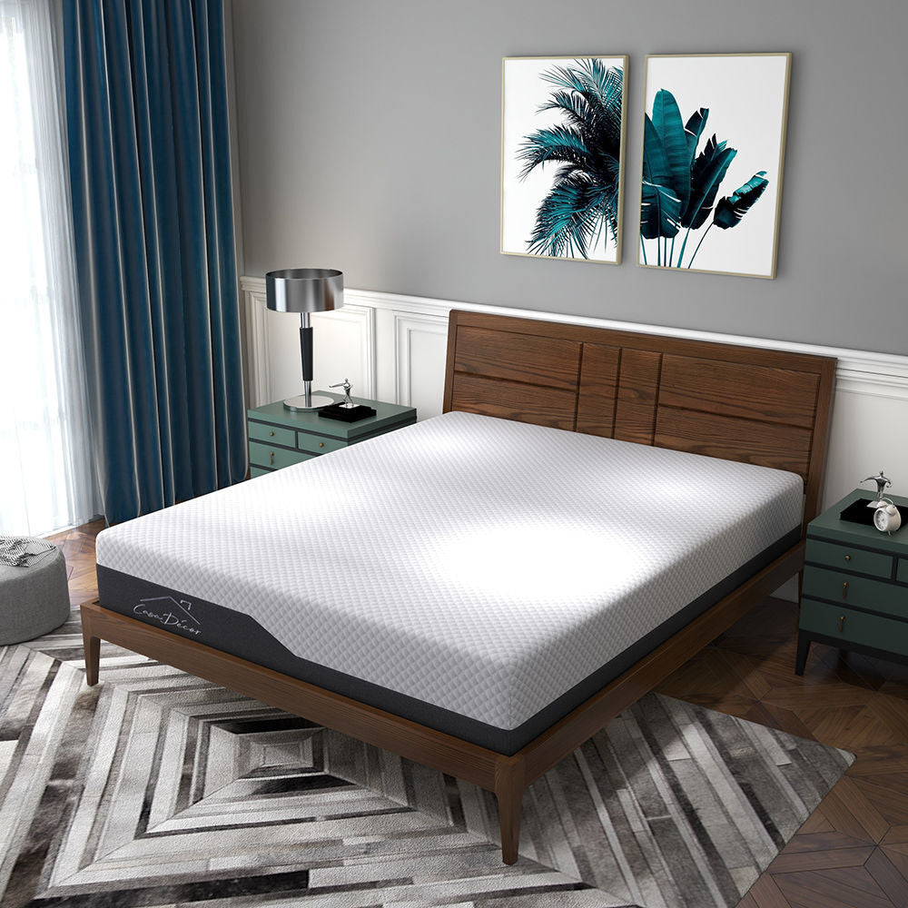 Casa Decor Memory Foam LuxSleep Mattress Cool Gel 25cm Depth Medium Firm-Mattresses & Futons-PEROZ Accessories