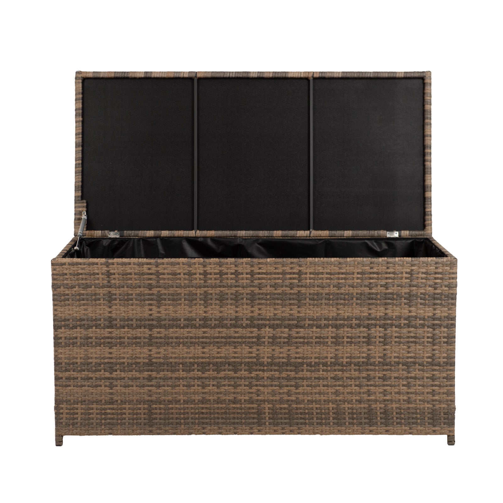Arcadia Furniture Outdoor Rattan Storage Box Garden Toy Tools Shed UV Resistant-Storage Chests & Ottomans-PEROZ Accessories