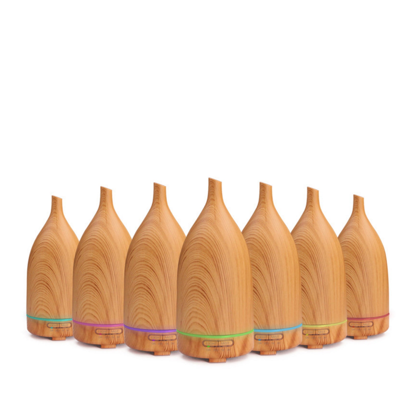 Milano Decor Aroma Diffuser Ultrasonic Humidifier Purifier And 3 Pack Oils-Home Fragrances-PEROZ Accessories