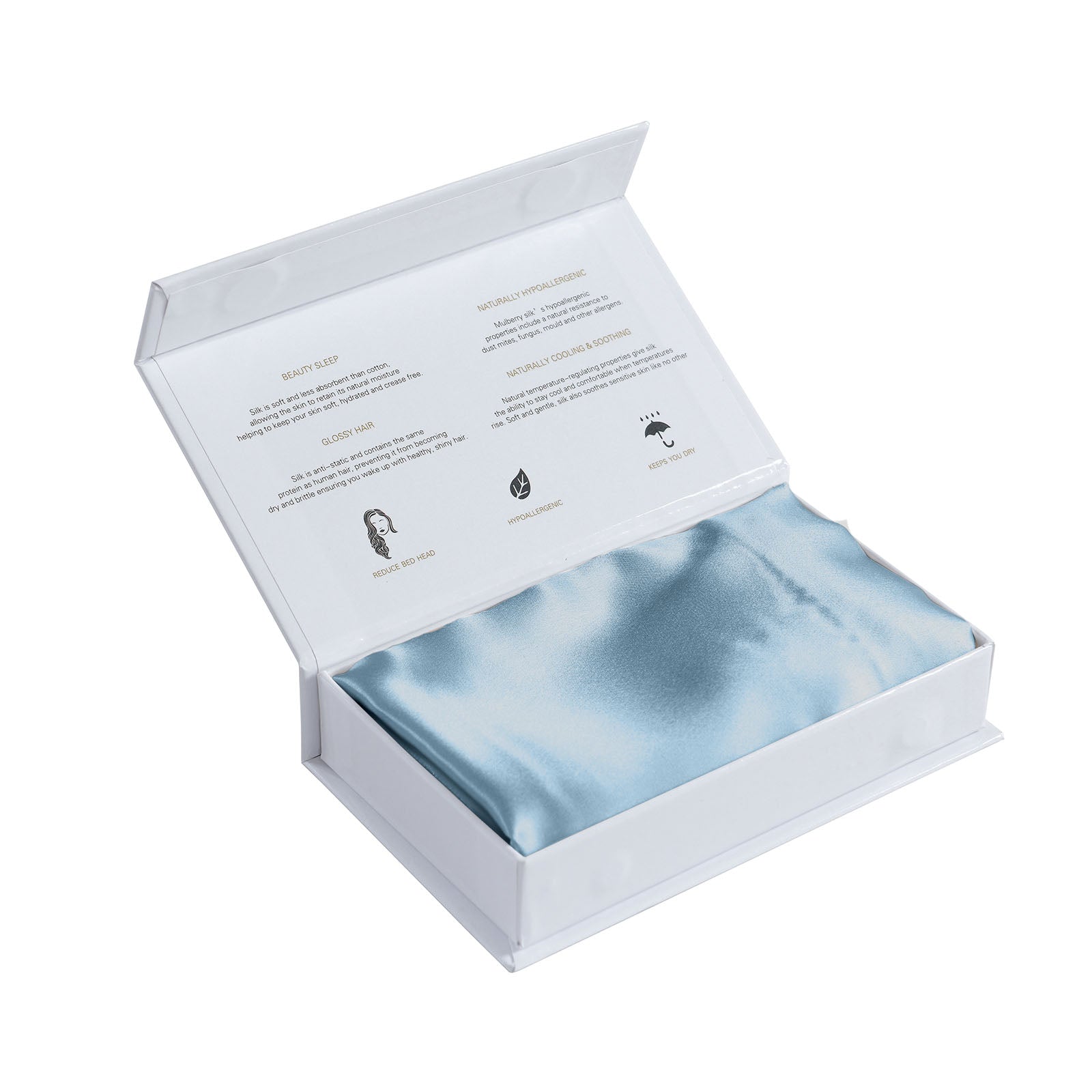 Royal Comfort Mulberry Soft Silk Hypoallergenic Pillowcase Twin Pack-Bed Linen-PEROZ Accessories