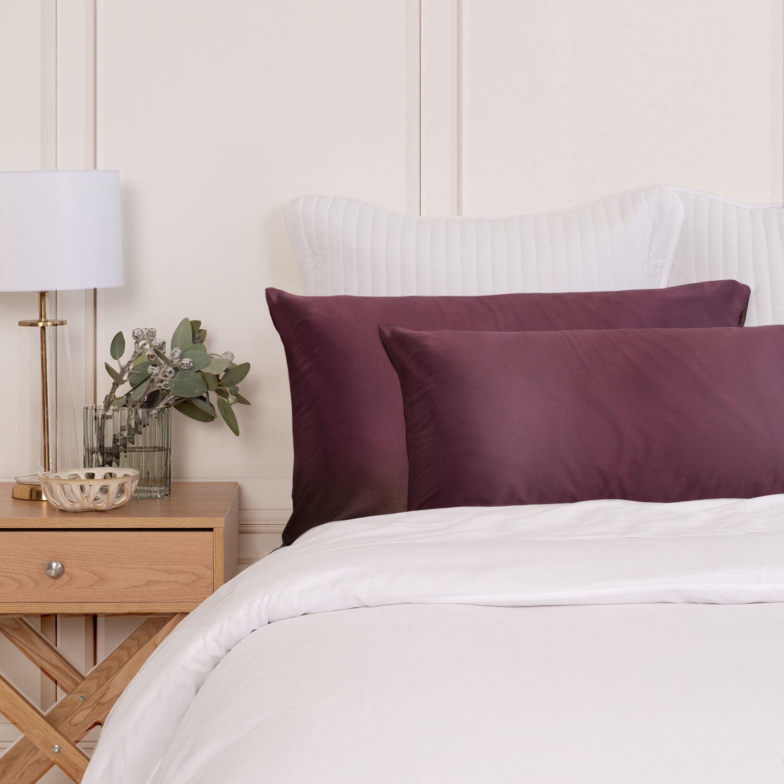 Royal Comfort Mulberry Soft Silk Hypoallergenic Pillowcase Twin Pack-Bed Linen-PEROZ Accessories