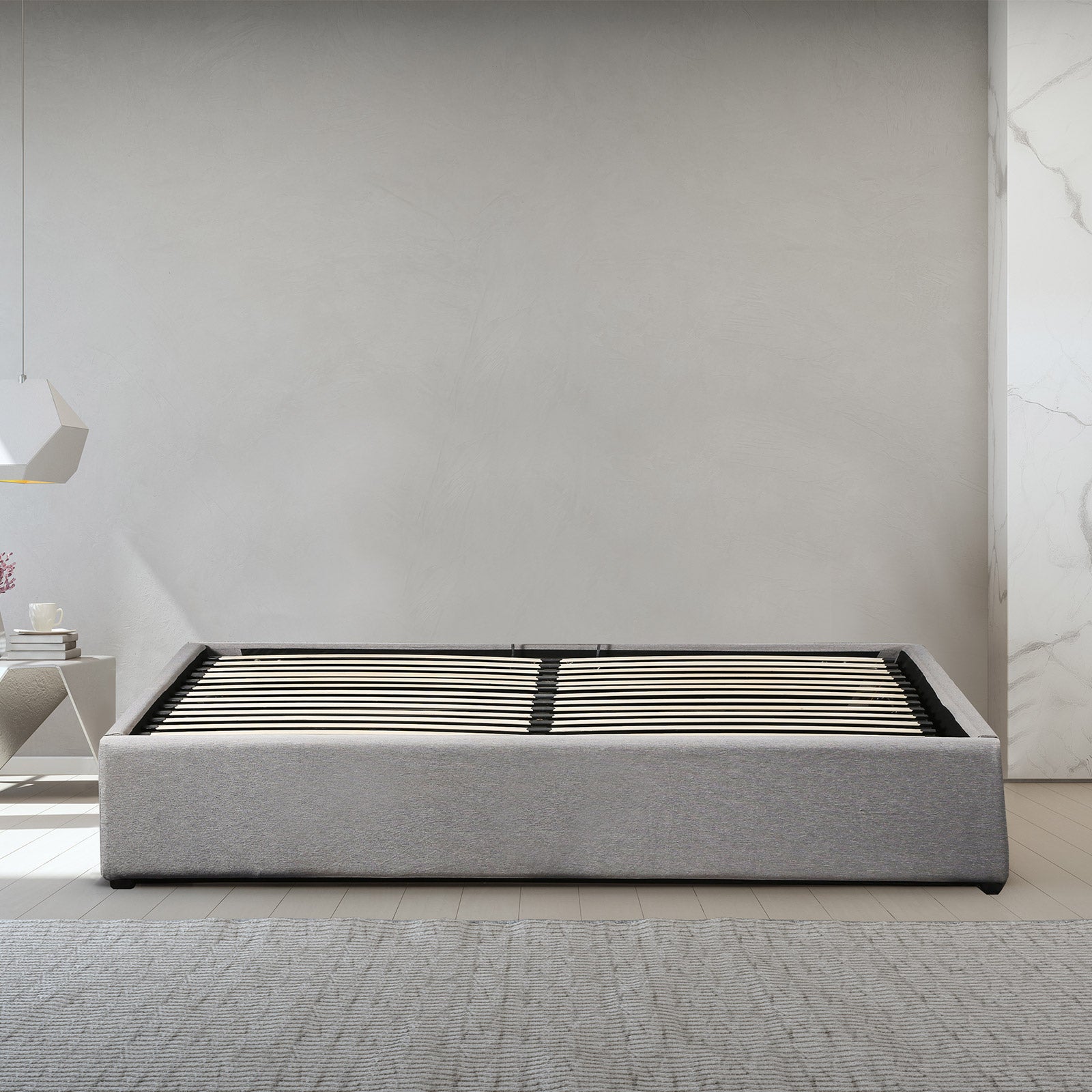 Milano Decor Terrell Gas Lift Storage Bed Base-Bed Frames & Bases-PEROZ Accessories