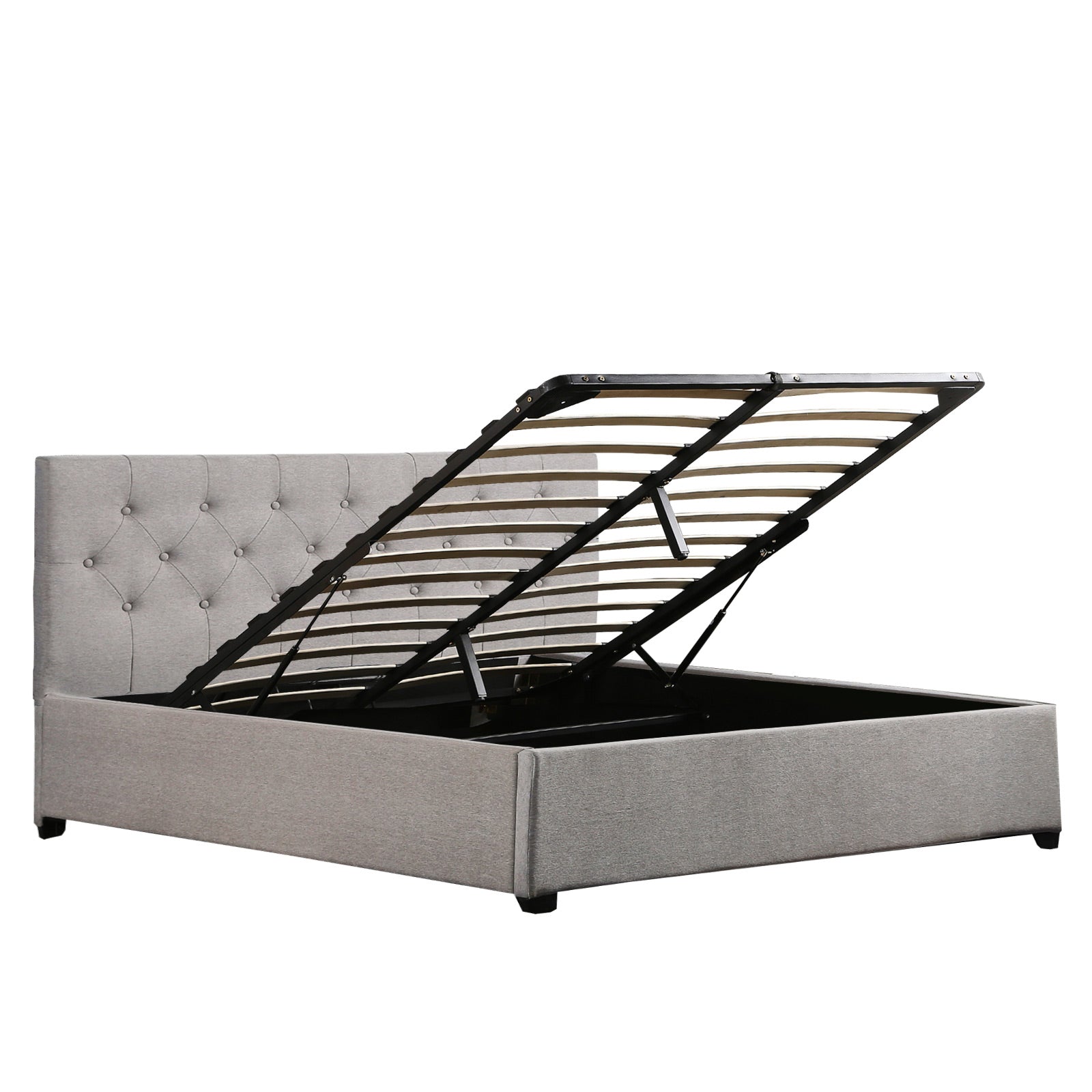 Milano Decor Westlake Luxe Gas Lift Storage Bed-Bed Frames & Bases-PEROZ Accessories