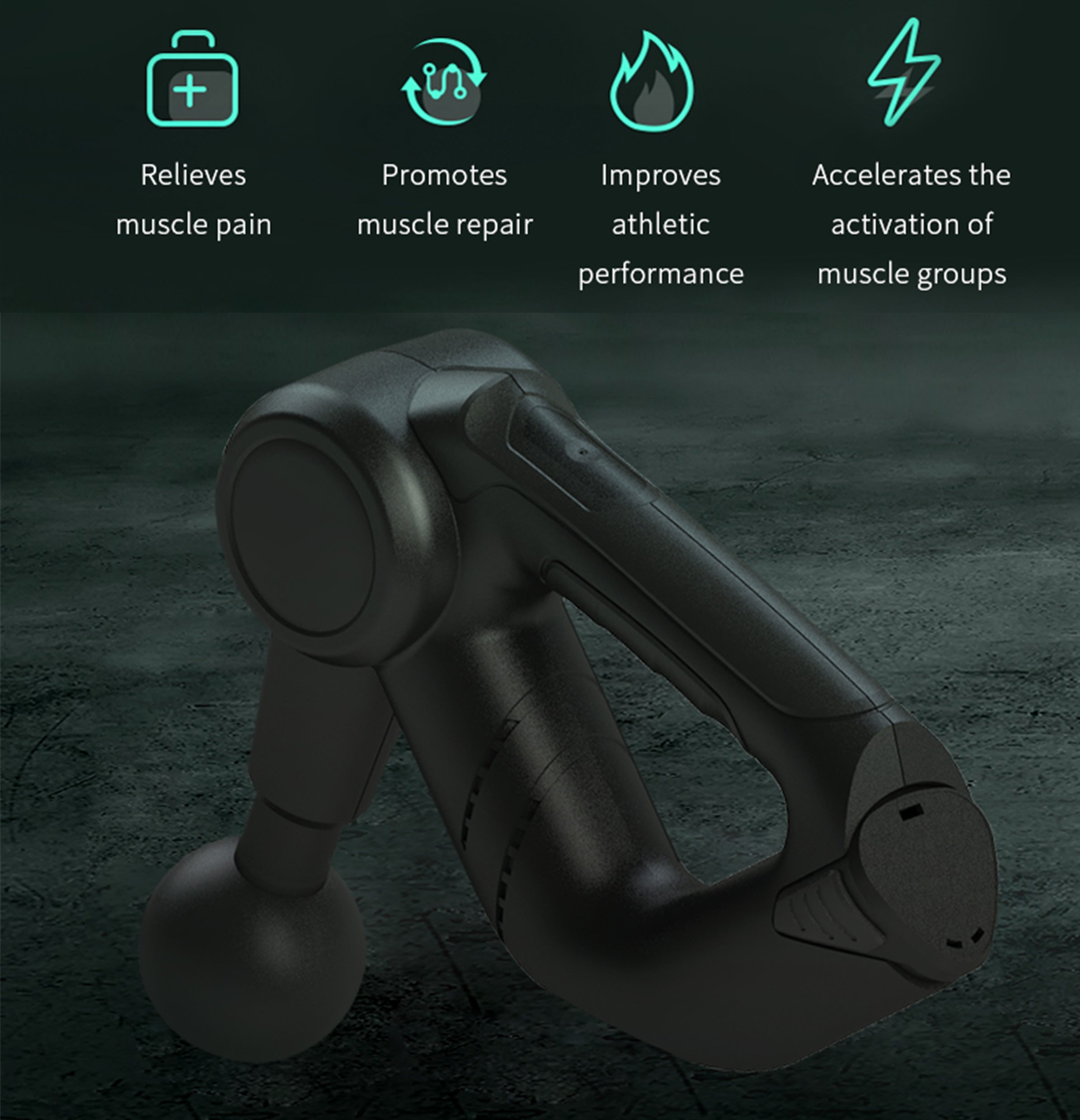 FitSmart Pro Vibration Therapy Massage Device-Massagers-PEROZ Accessories