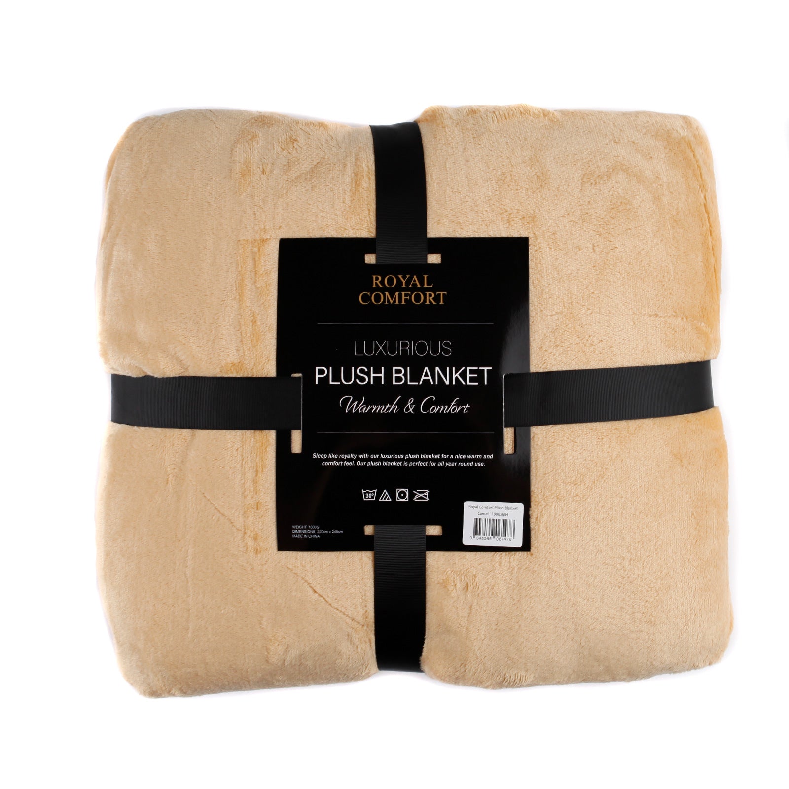 Royal Comfort Plush Blanket Faux Mink Throw Super Soft Large 220cm x 240cm-Bedding-PEROZ Accessories