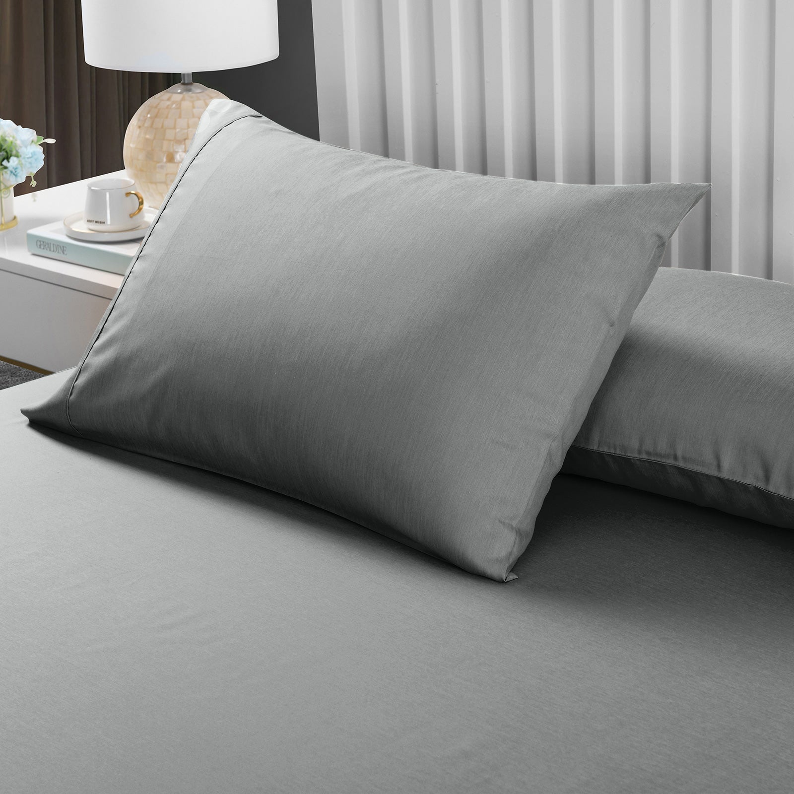 Royal Comfort 2000TC 3 Piece Fitted Sheet and Pillowcase Set Bamboo Cooling-Bed Linen-PEROZ Accessories