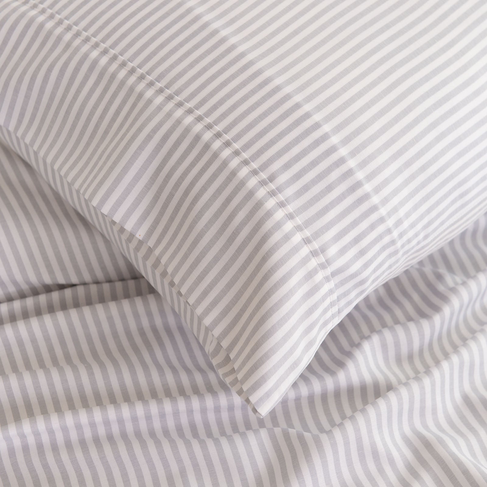 Royal Comfort Stripes Linen Blend Sheet Set Bedding Luxury Breathable Ultra Soft-Bed Linen-PEROZ Accessories