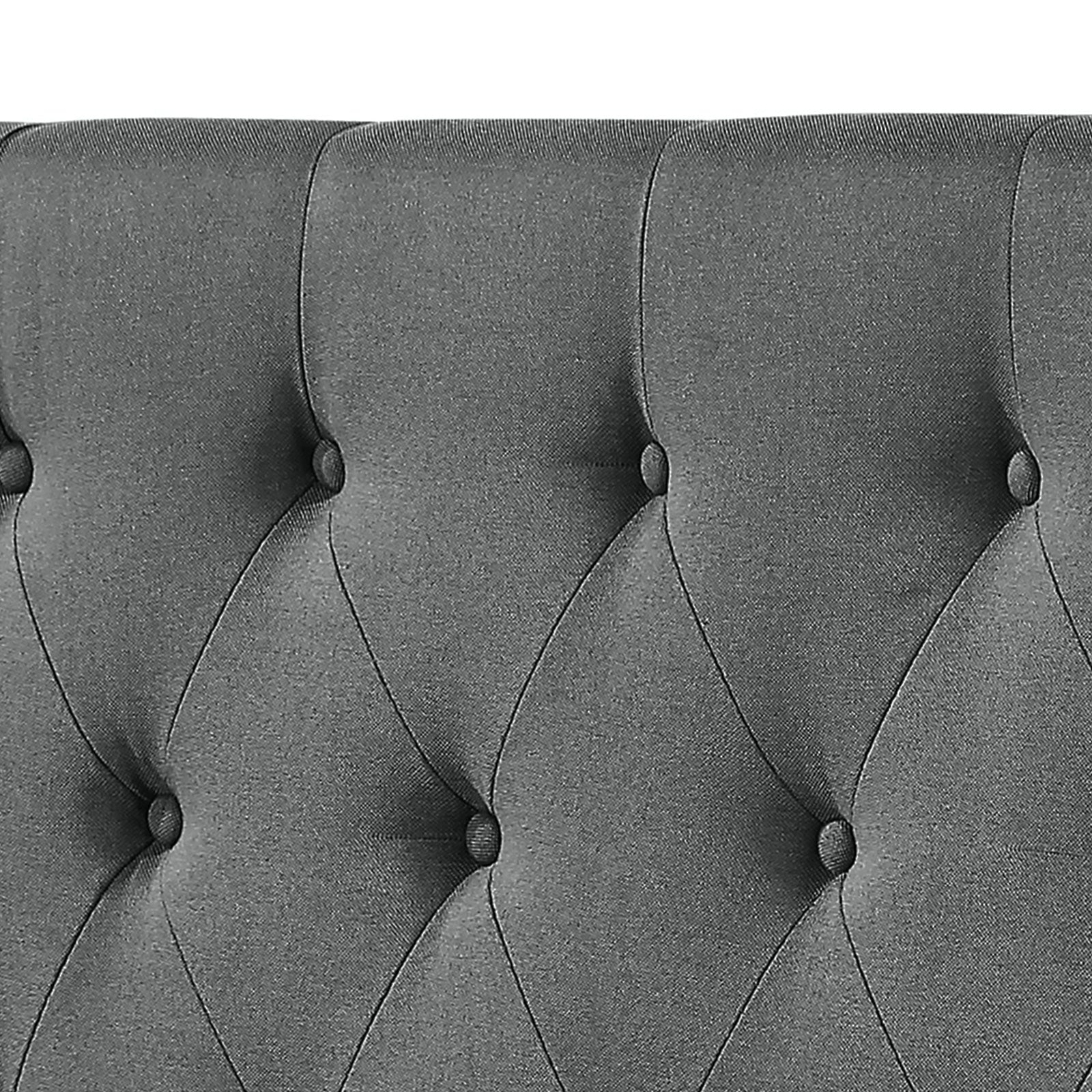 Milano Decor Madrid Tufted Bed Head Headboard Bedhead Upholstered-Bed Frames & Bases-PEROZ Accessories
