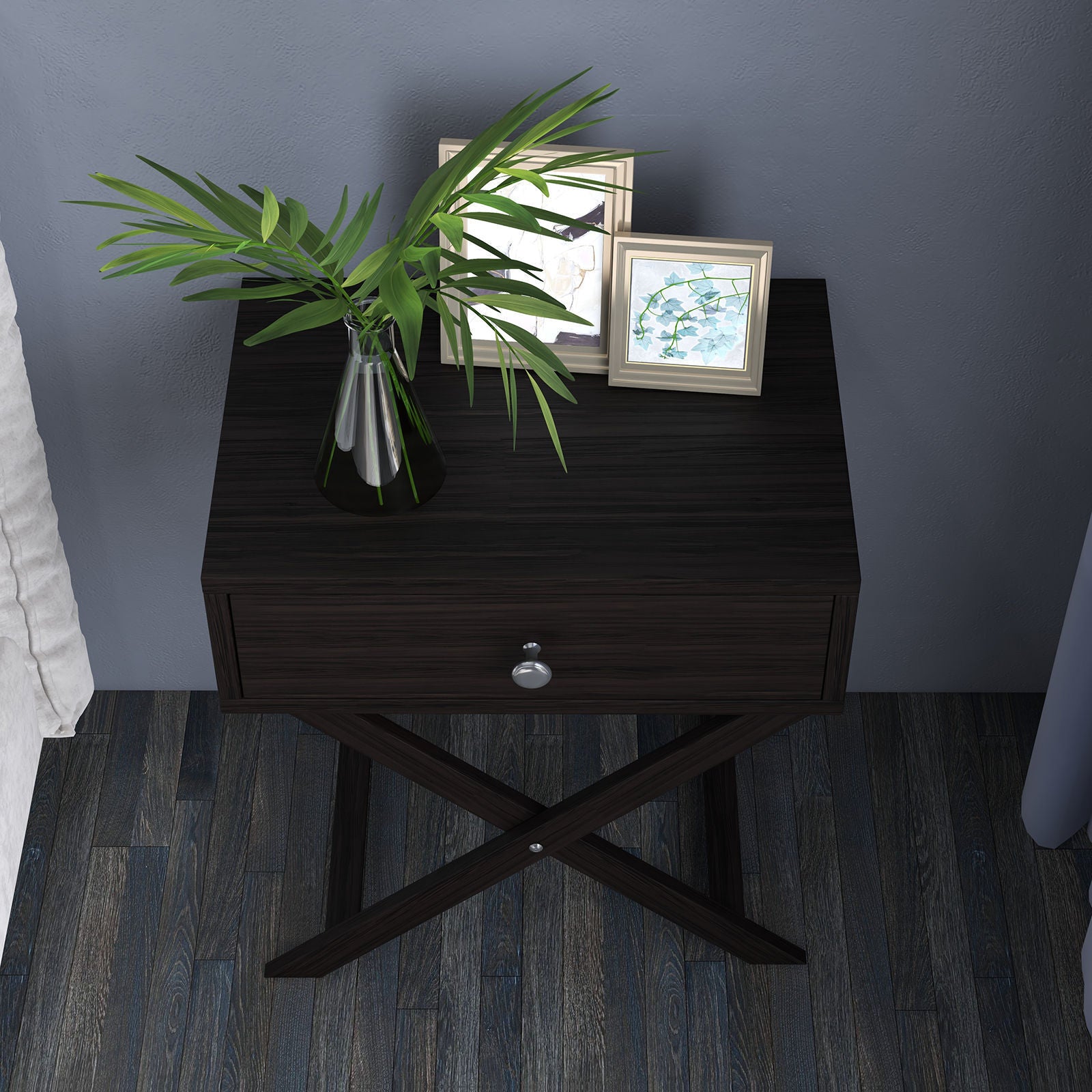 Milano Decor Bedside Table Surry Hills Storage Cabinet Bedroom-Bedside Tables-PEROZ Accessories