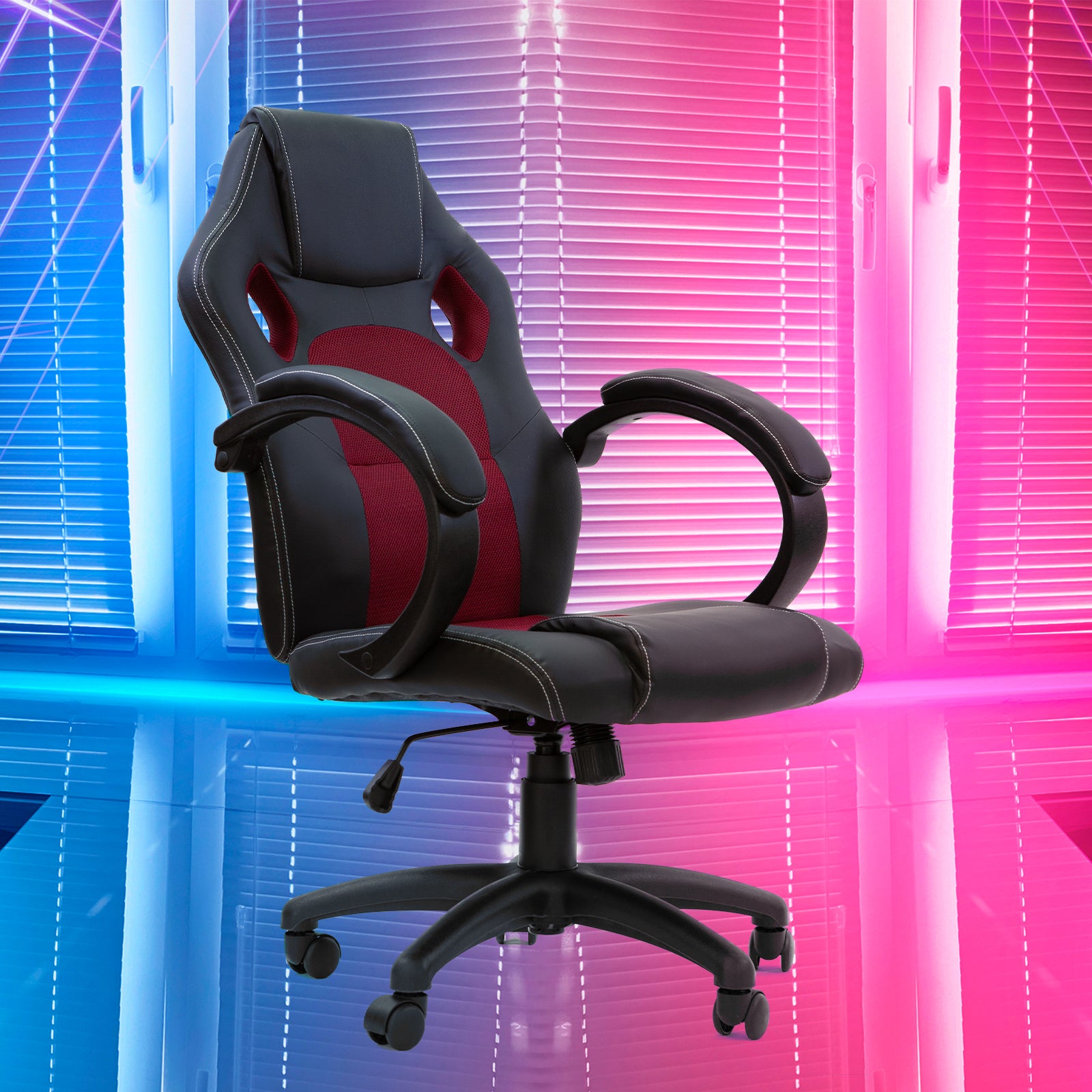 Milano Adjustable Ergonomic Racing Chair Computer Executive Chair-Office Chairs-PEROZ Accessories