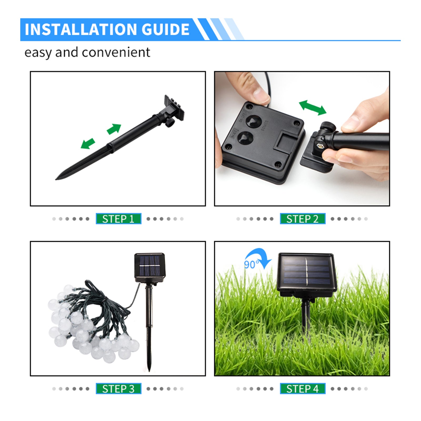 Milano Decor Solar Powered Outdoor Festoon Lights || 30 Lights-Equipment-PEROZ Accessories