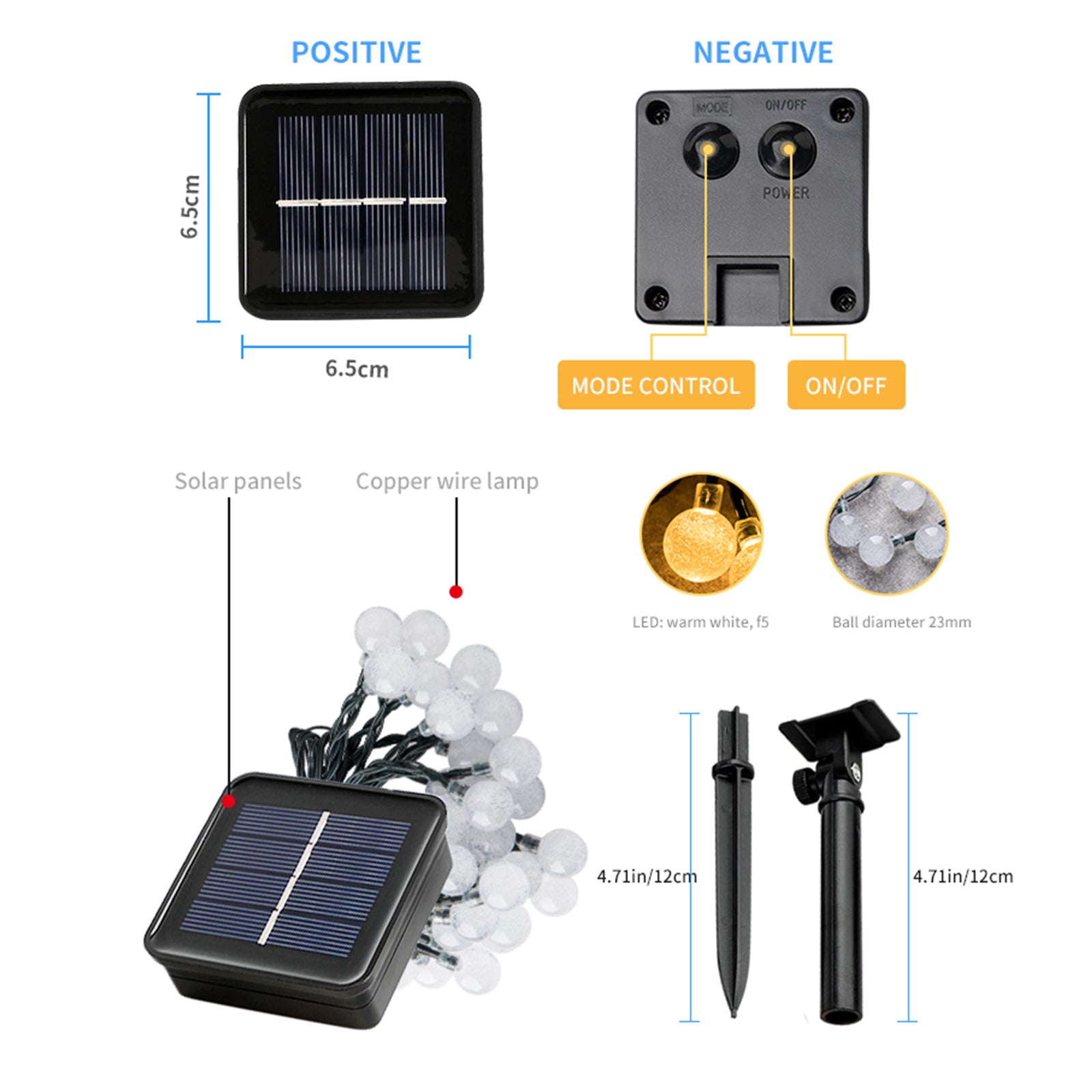 Milano Decor Solar Powered Outdoor Festoon Lights || 30 Lights-Equipment-PEROZ Accessories