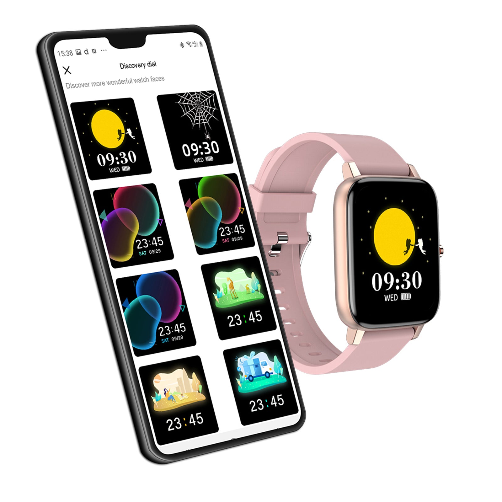 FitSmart Multi Function Smartwatch Wireless Touch Screen All In One-Watches-PEROZ Accessories