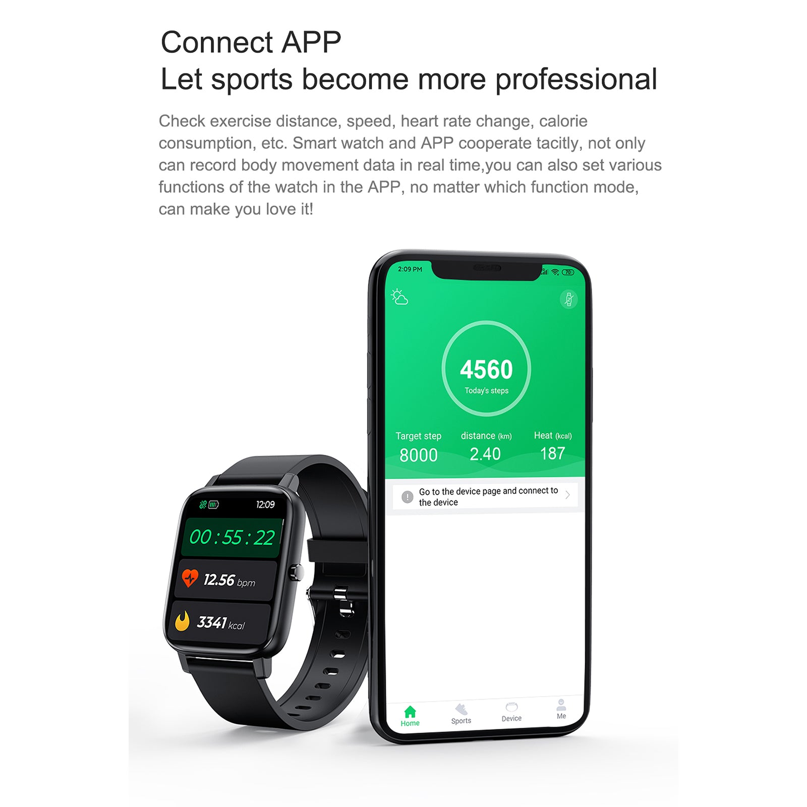 FitSmart Multi Function Smartwatch Wireless Touch Screen All In One-Watches-PEROZ Accessories