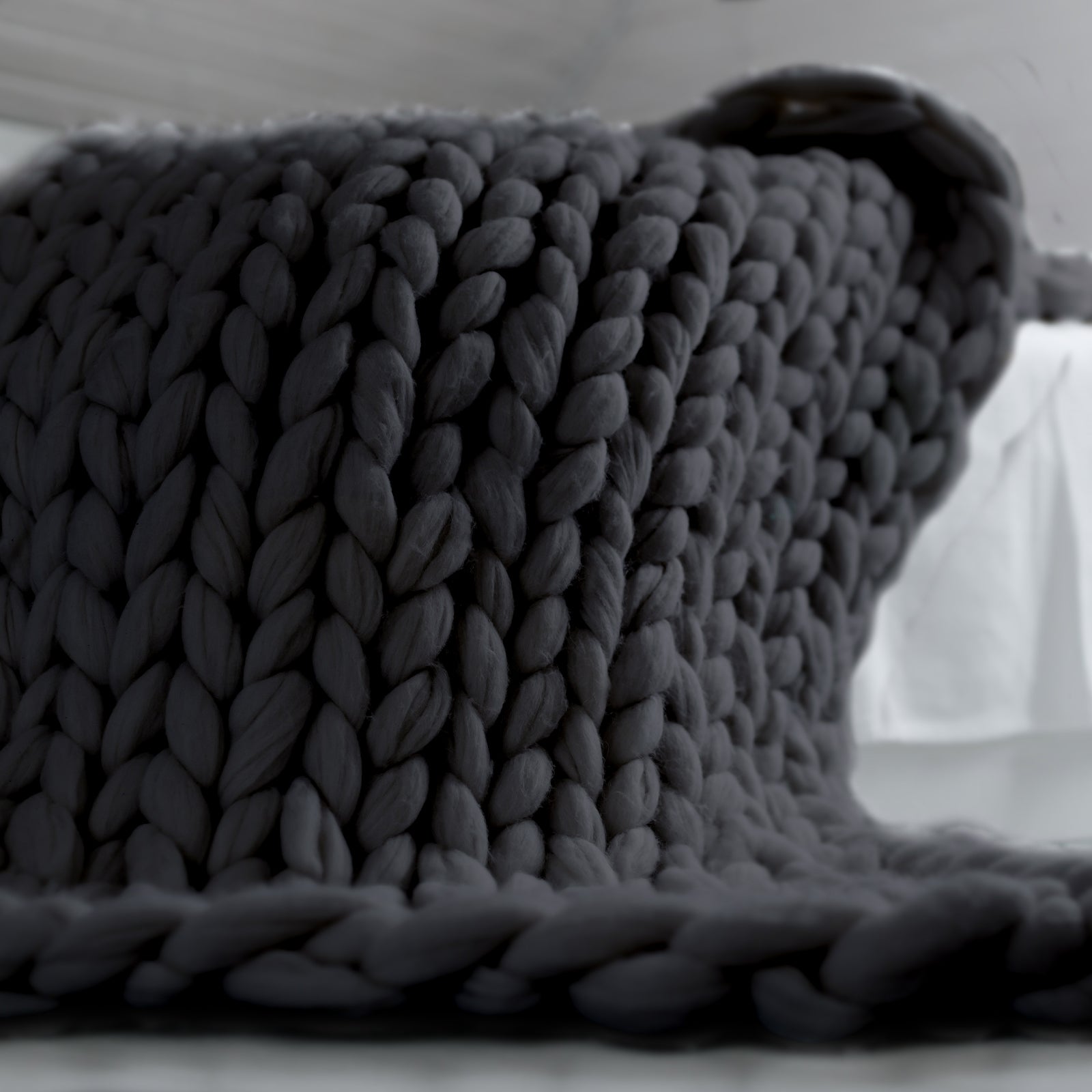 Royal Comfort Chunky Hand Knit Thick Weighted Blanket Plush 6.3KG-Bedding-PEROZ Accessories