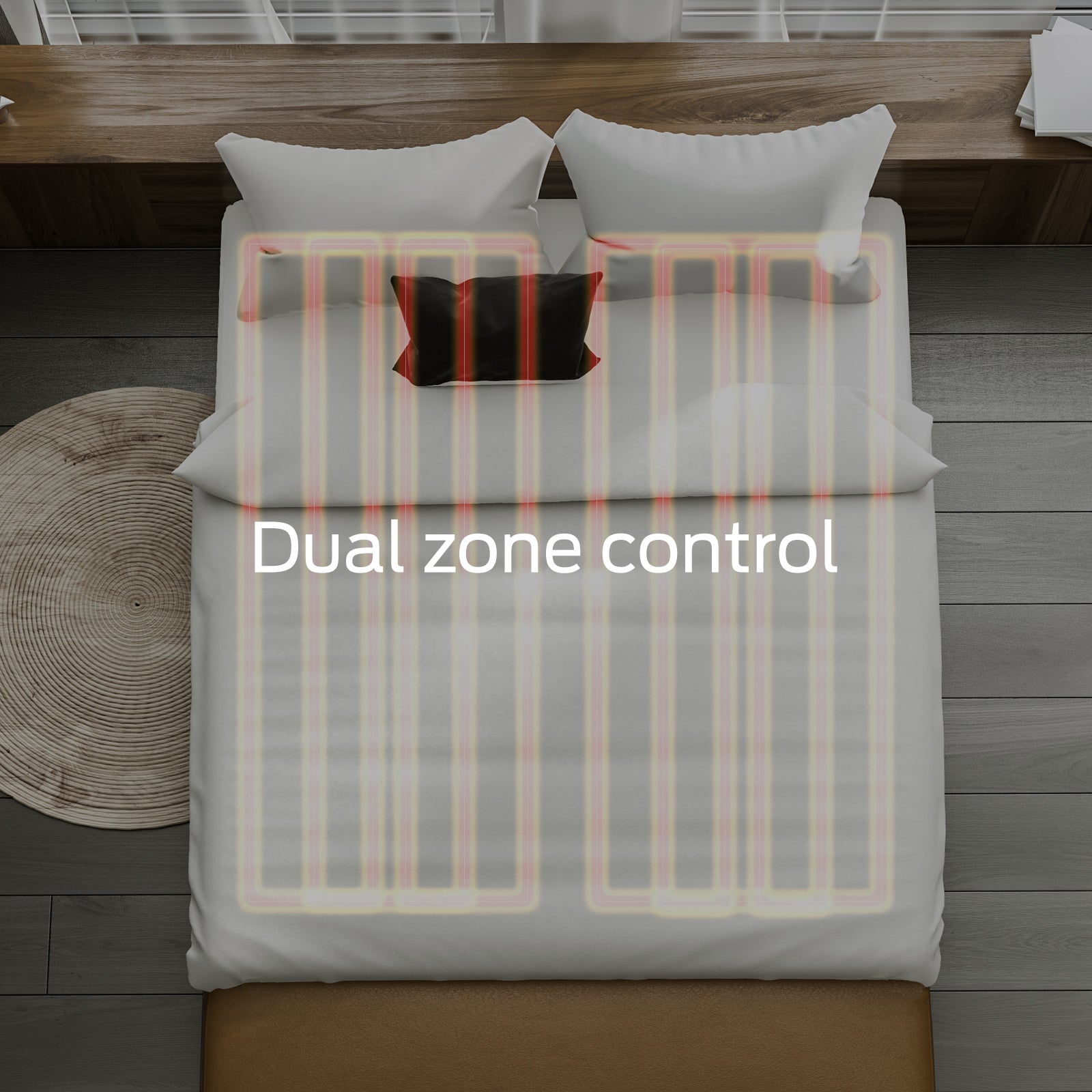 Royal Comfort Fleece Top Electric Blanket Fitted Heated Winter Underlay Washable-Heating & Cooling-PEROZ Accessories