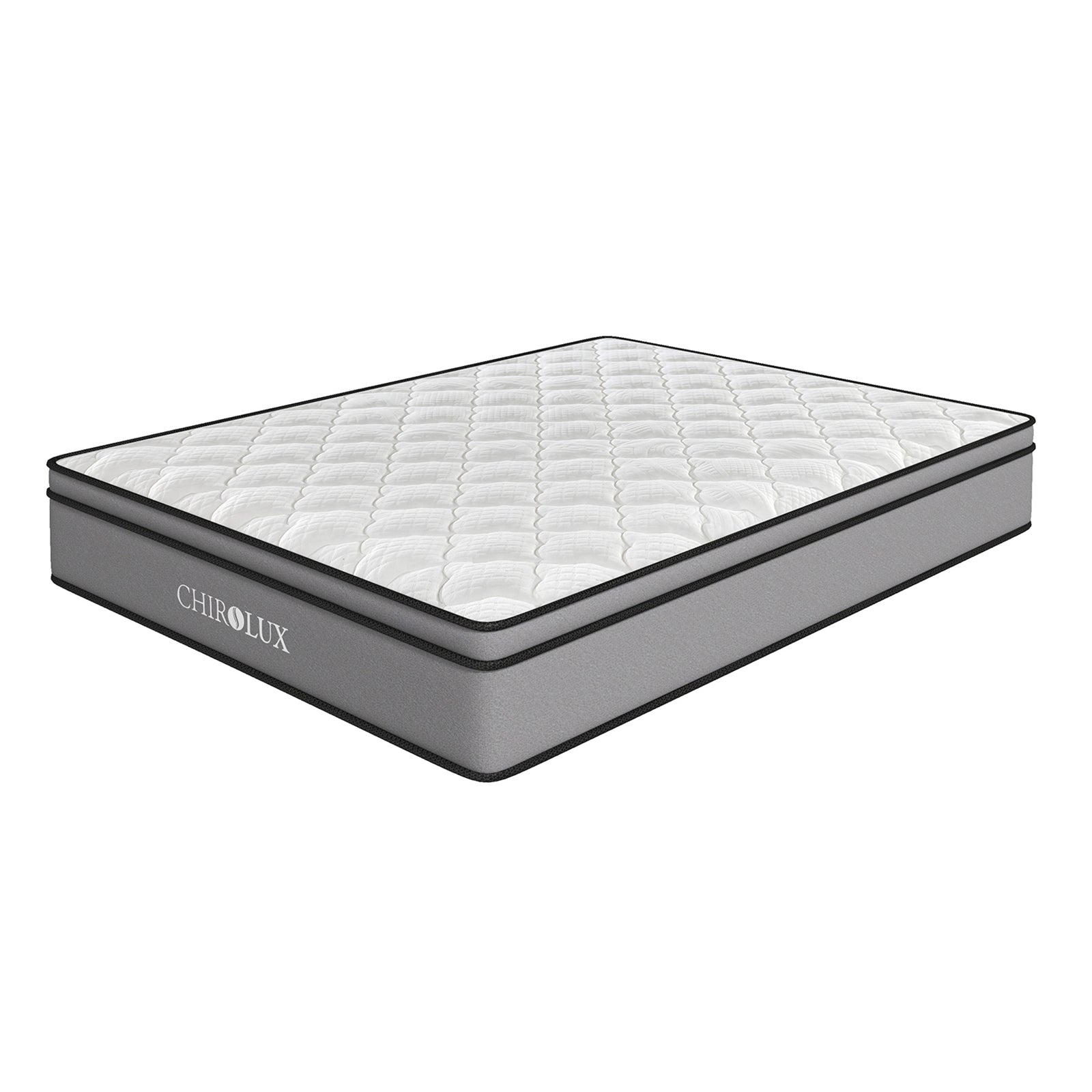 Chiro Lux Cooling Latex Foam Pocket Spring Mattress 5 Zone Medium Firmness-Mattresses & Futons-PEROZ Accessories
