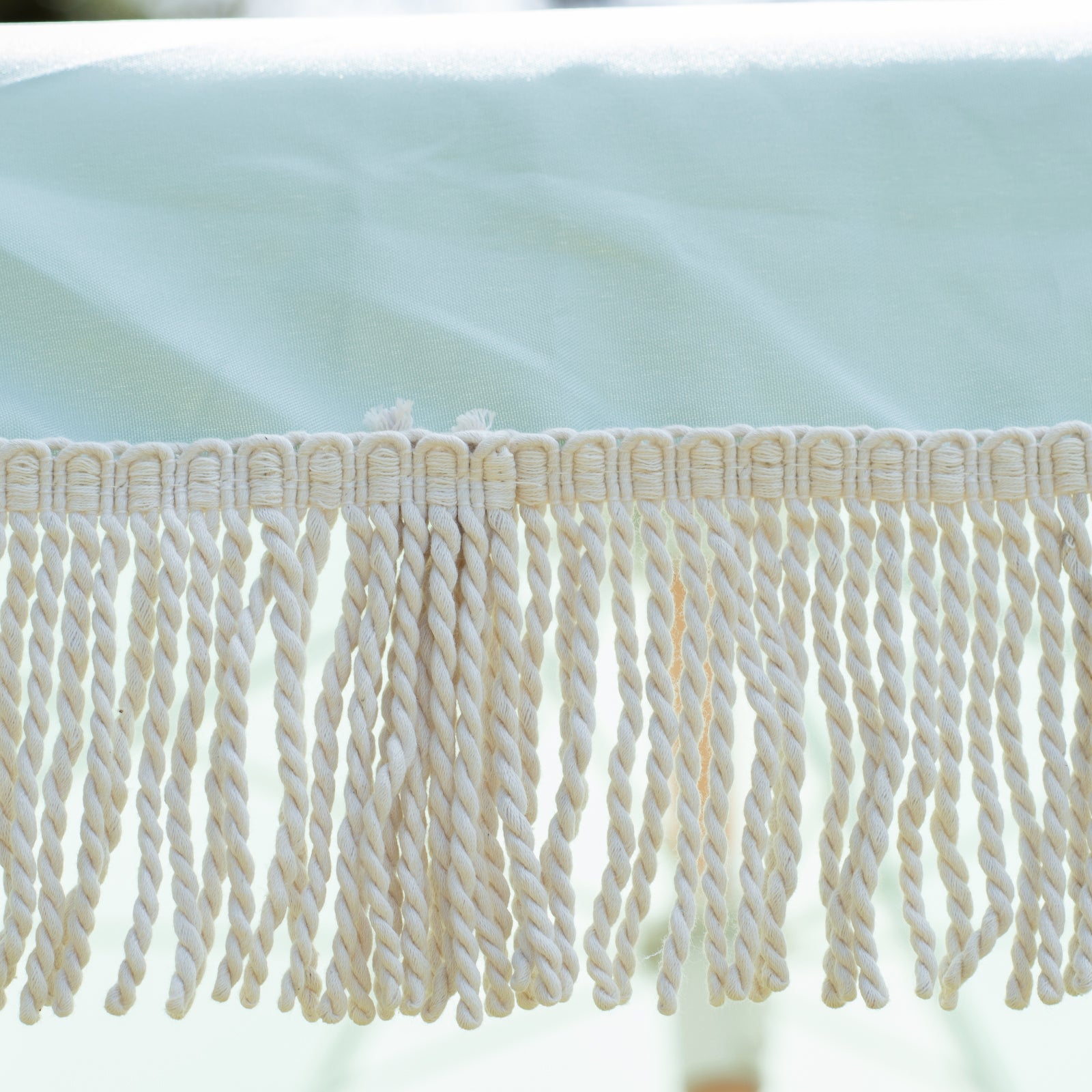 Havana Outdoors Beach Umbrella Portable 2 Metre Fringed Garden Sun Shade Shelter-Outdoor Umbrellas-PEROZ Accessories