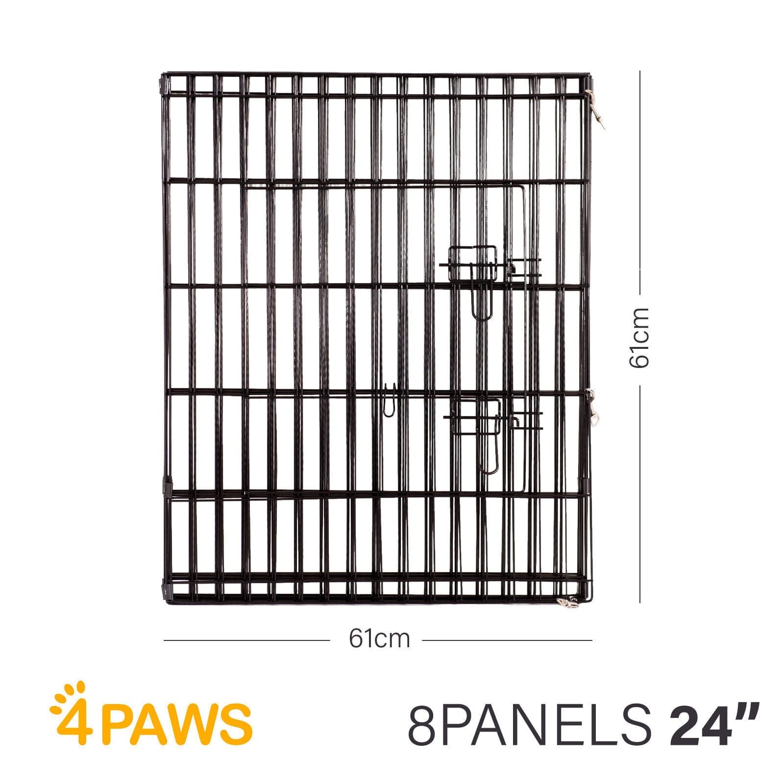 4Paws 8 Panel Playpen Puppy Exercise Fence Cage Enclosure Pets-Crates, Houses & Pens-PEROZ Accessories