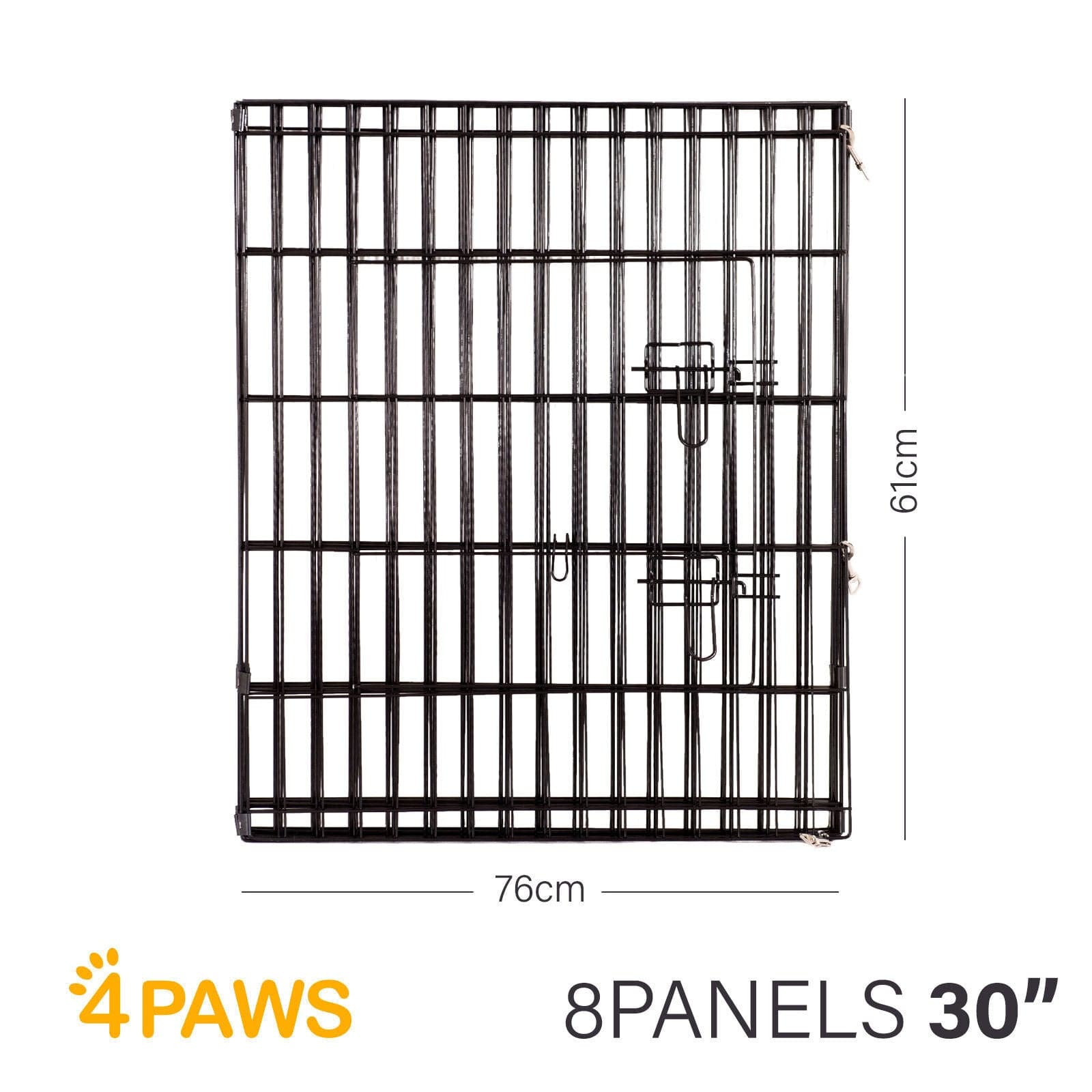 4Paws 8 Panel Playpen Puppy Exercise Fence Cage Enclosure Pets-Crates, Houses & Pens-PEROZ Accessories