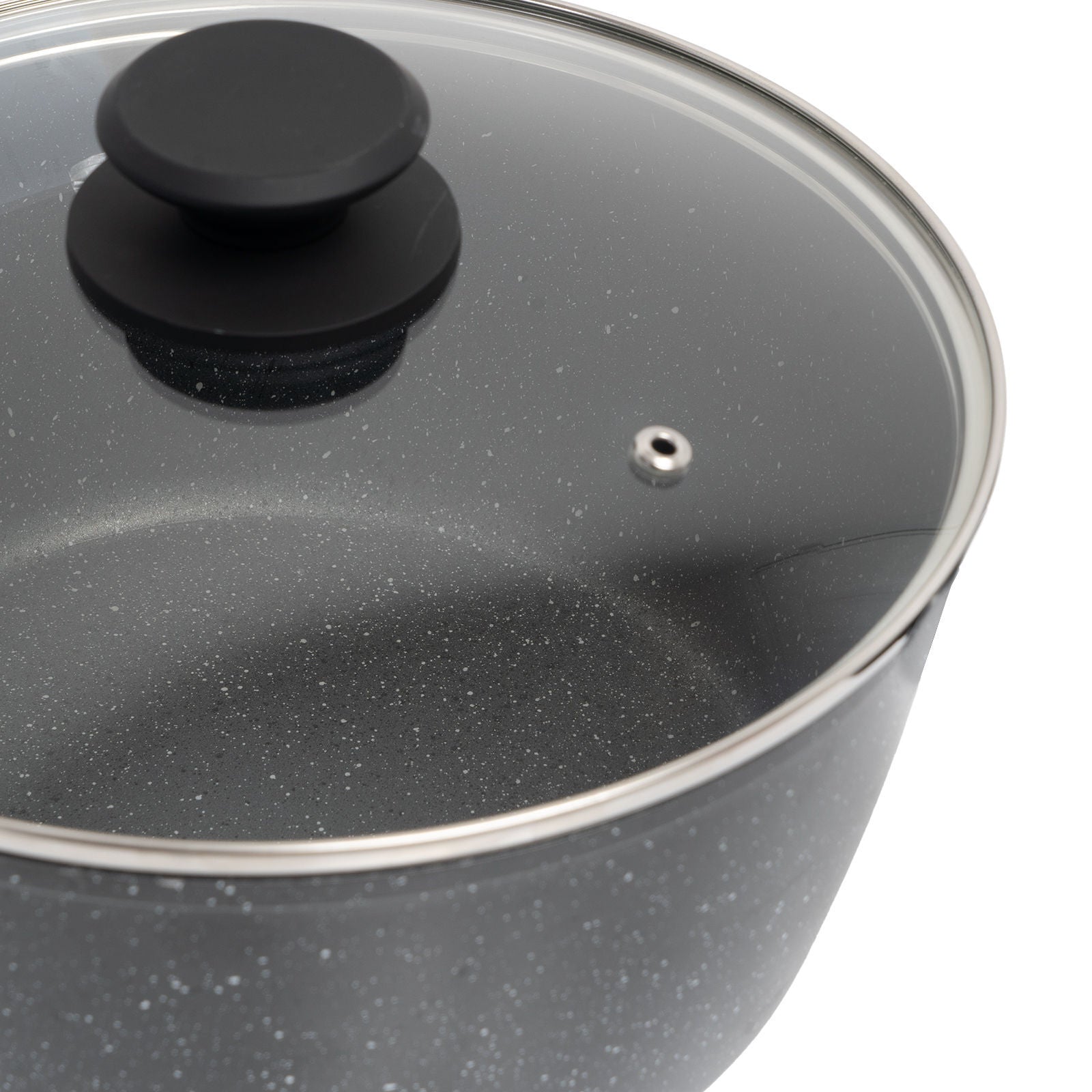 Stone Chef Forged Saucepan With Lid Cookware Kitchen-Cookware-PEROZ Accessories