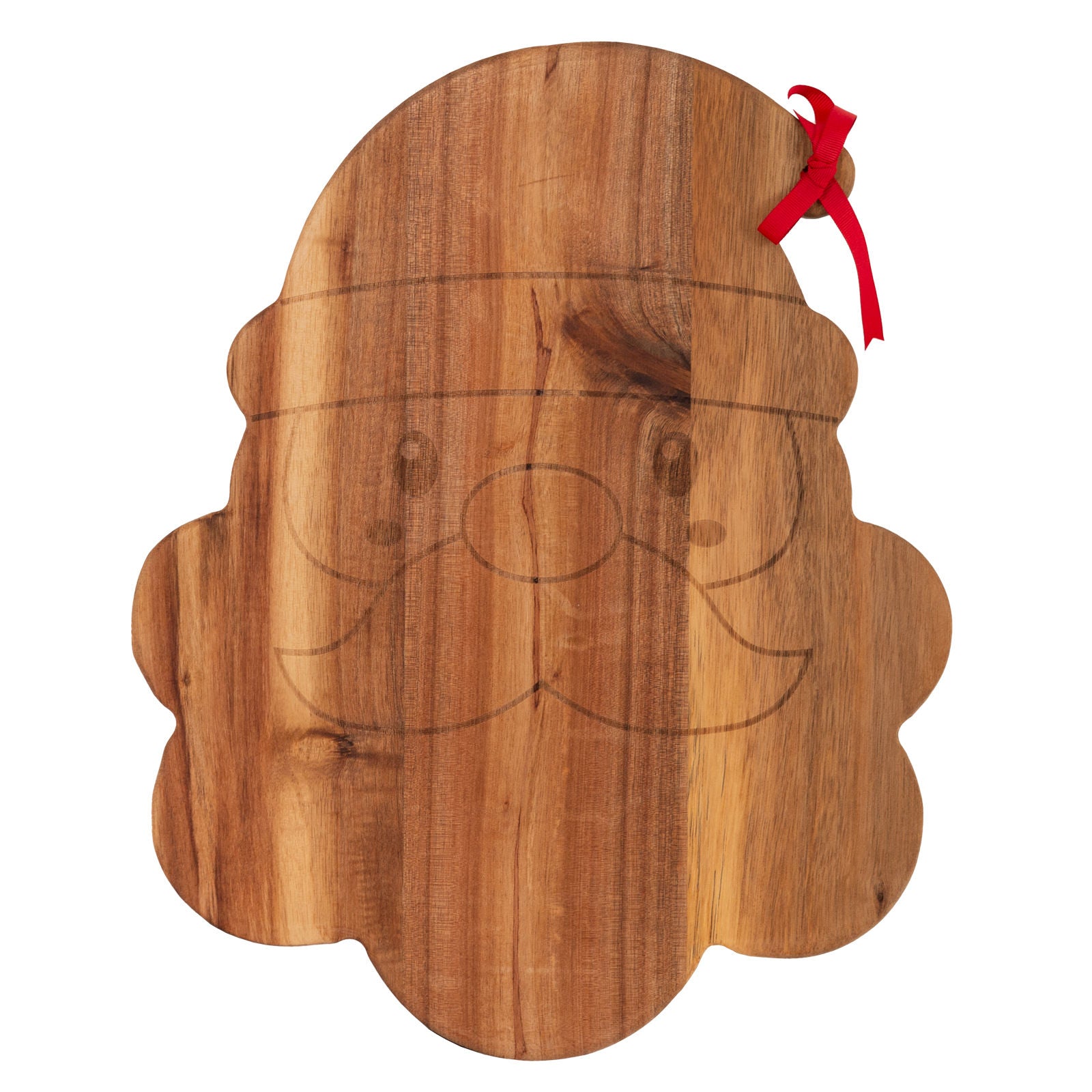 Bread and Butter Santa Face Cheese Board - - 4 Piece Set-Decorations-PEROZ Accessories