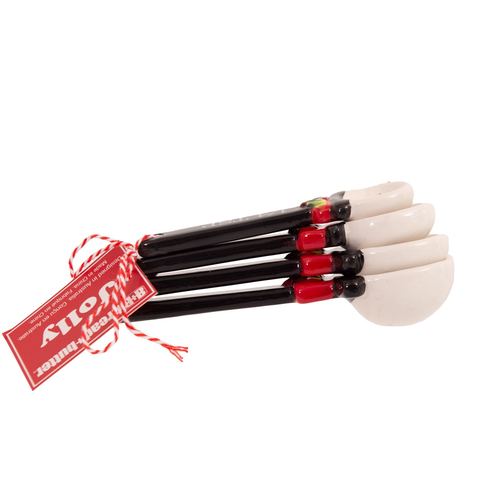 Bread and Butter Snowman Spoons 4 Pack-Decorations-PEROZ Accessories
