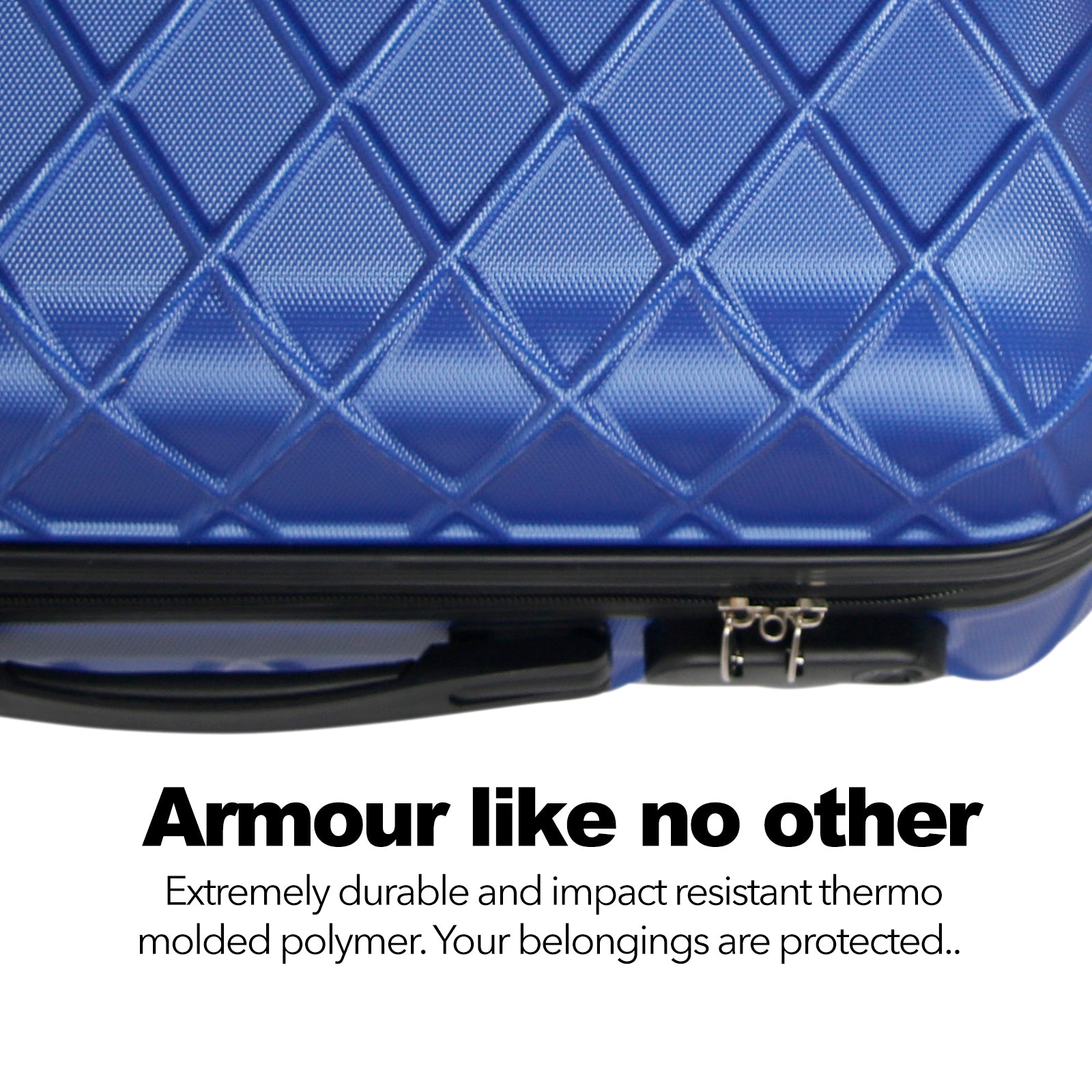 Milano Decor Luxury Travel Luggage Set ABS Hard Case Durable Lightweight-Luggage-PEROZ Accessories