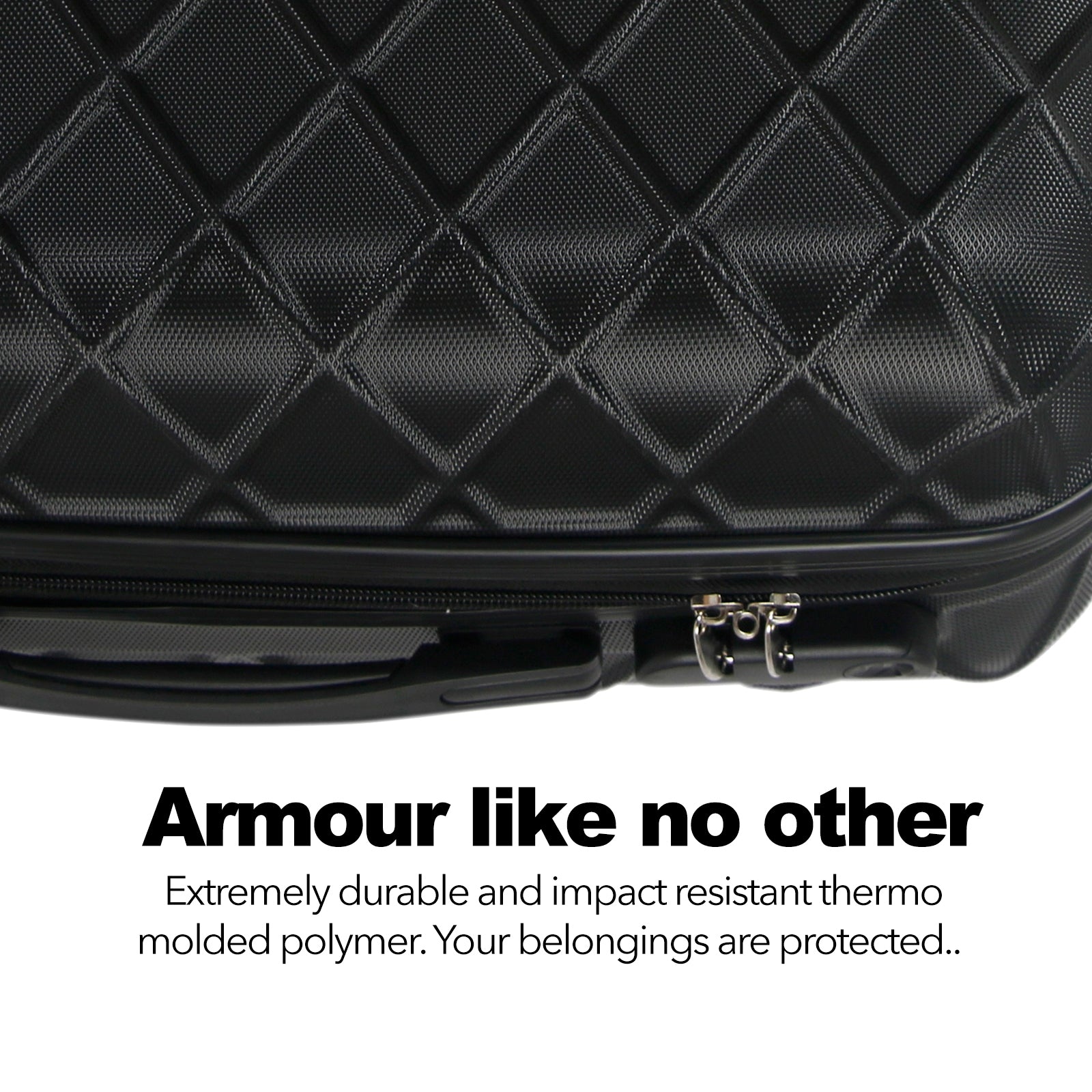 Milano Decor Luxury Travel Luggage Set ABS Hard Case Durable Lightweight-Luggage-PEROZ Accessories