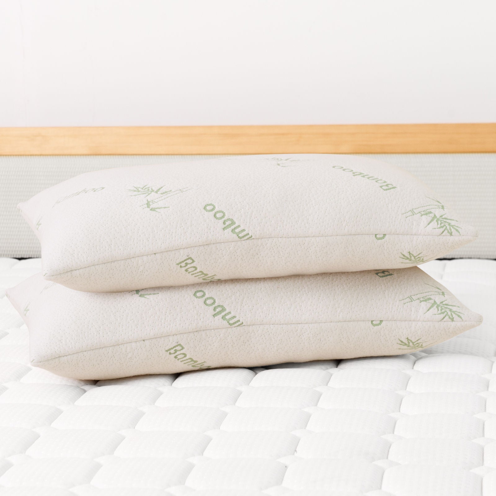 Royal Comfort Bamboo Blend Memory Foam Pillow 45 x 75CM-Bedding-PEROZ Accessories