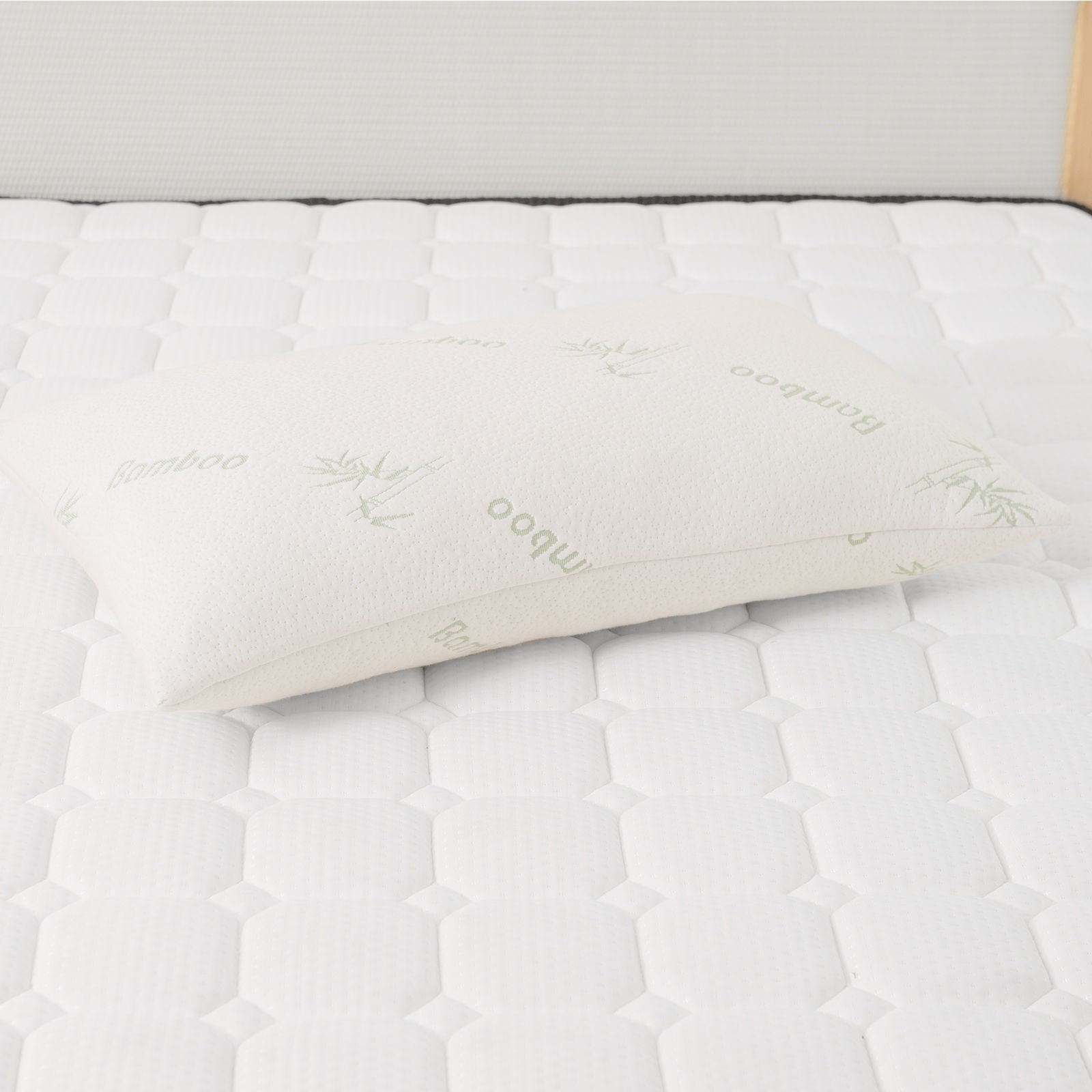 Royal Comfort Bamboo Blend Memory Foam Pillow 45 x 75CM-Bedding-PEROZ Accessories