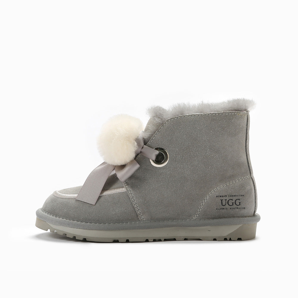 Ugg Paislee Pompom Boots-Boots-PEROZ Accessories