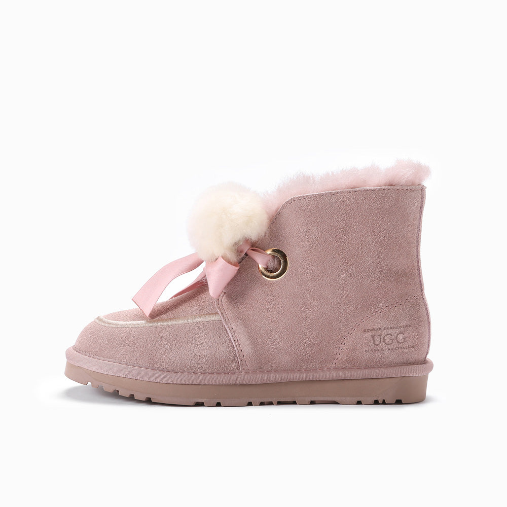 Ugg Paislee Pompom Boots-Boots-PEROZ Accessories