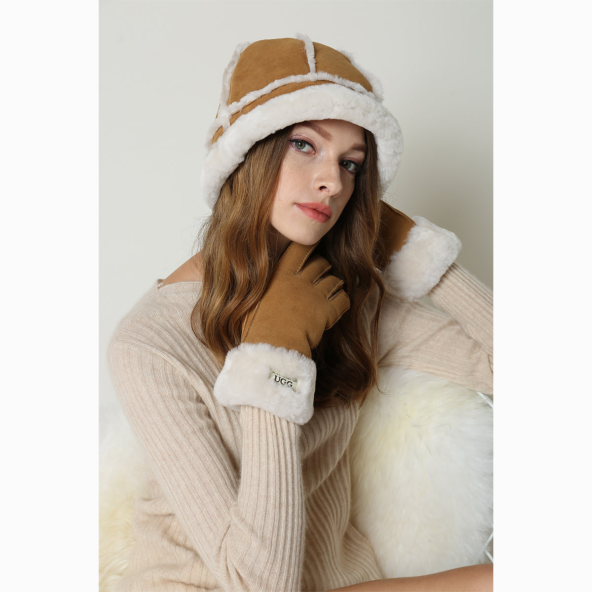 Ugg 6 Piece Bucket Hat-Hats-PEROZ Accessories