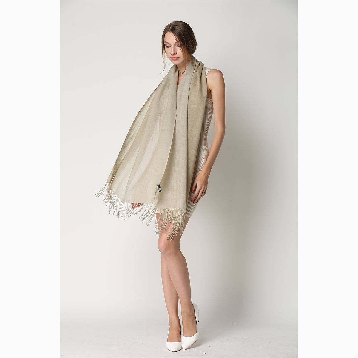 Ugg 100% Merino Wool Tie Dye Scarf Hump and Olive-Scarves-PEROZ Accessories