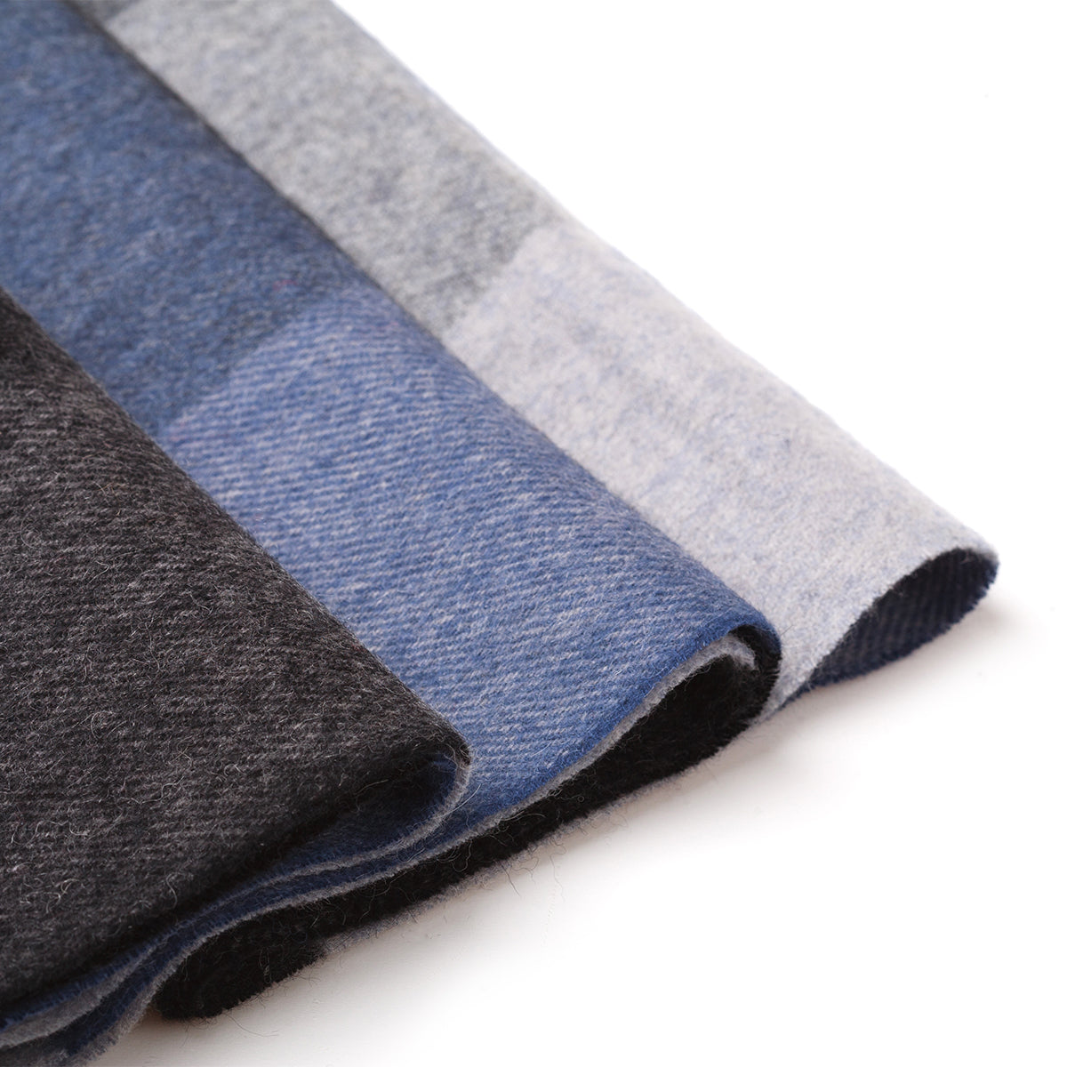 Ugg Cashmere & Wool Scarf Blue Grey and Black-Scarves-PEROZ Accessories