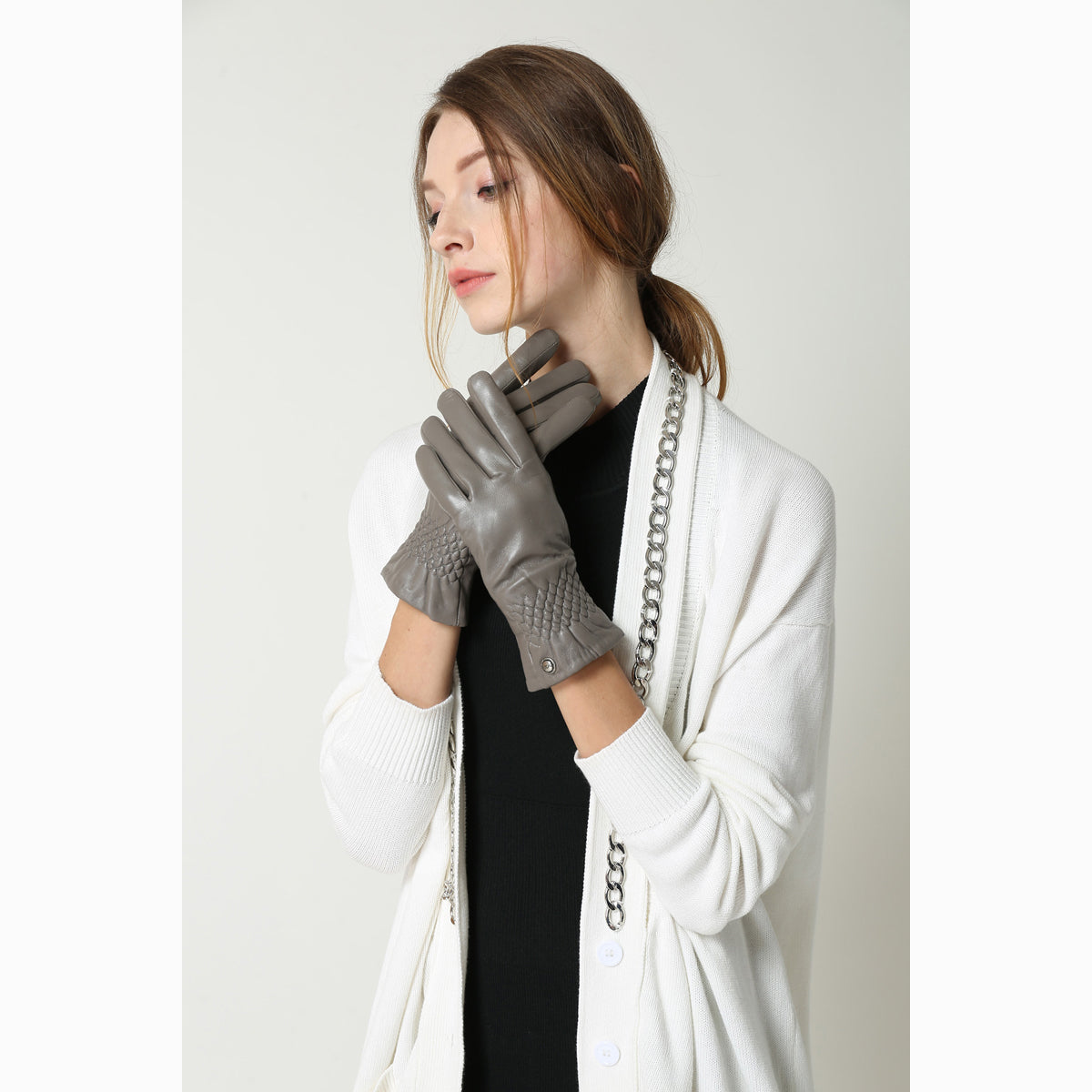 Ugg Ladies Diamond Gather Glove-Gloves-PEROZ Accessories