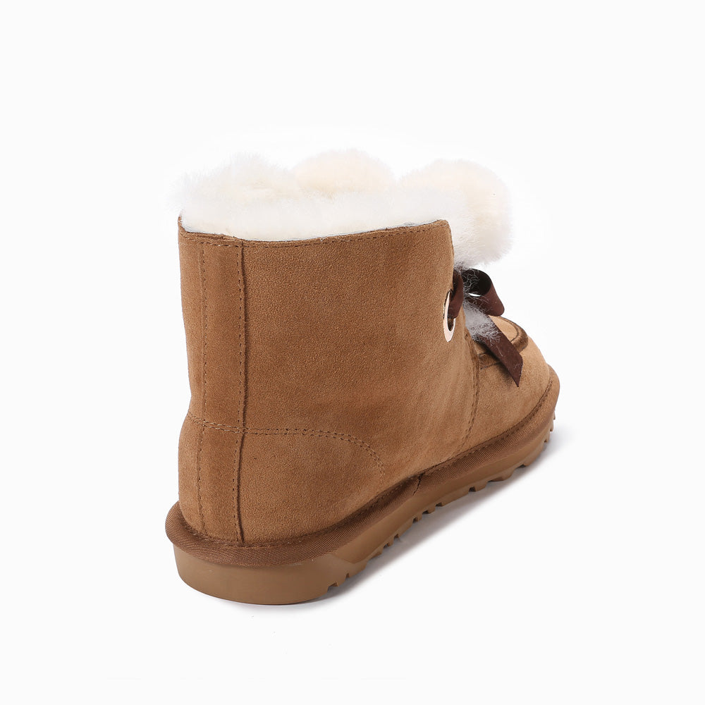 Ugg Paislee Pompom Boots-Boots-PEROZ Accessories