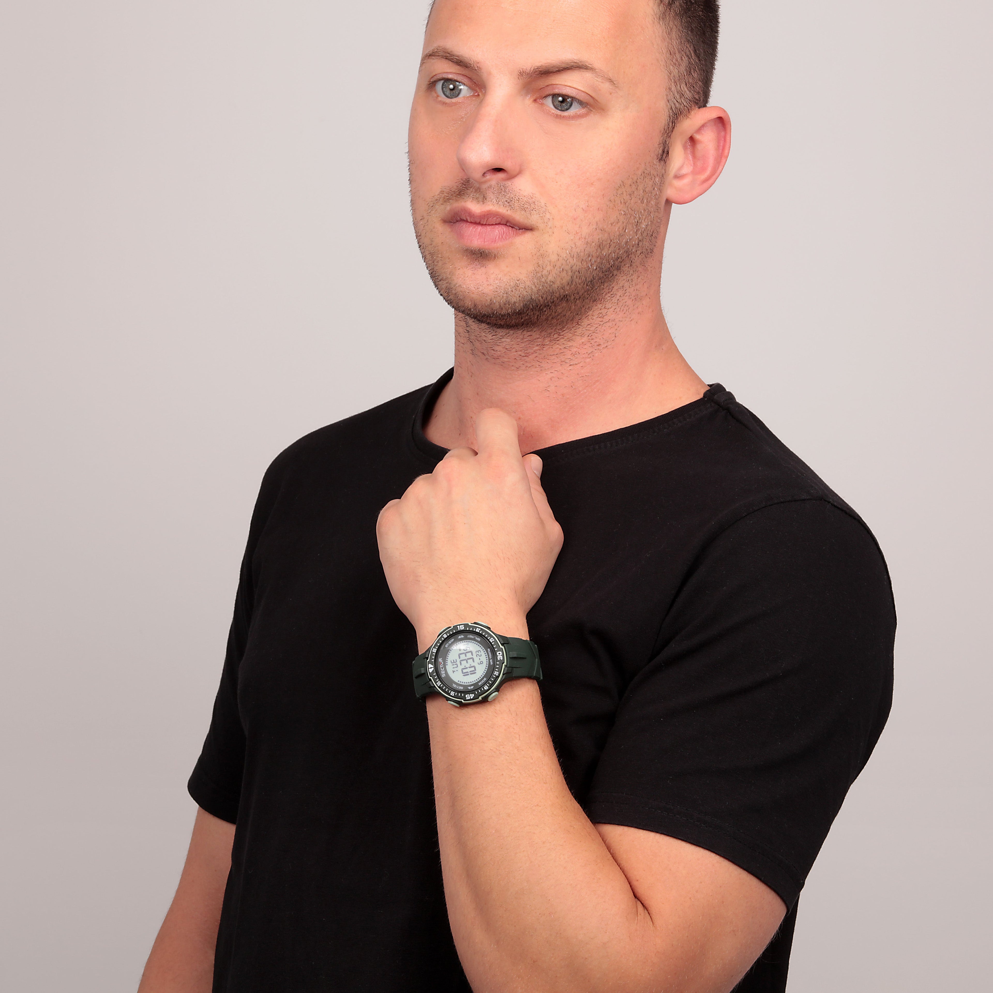 Sector EX-26 Green Digital Watch-PEROZ Accessories